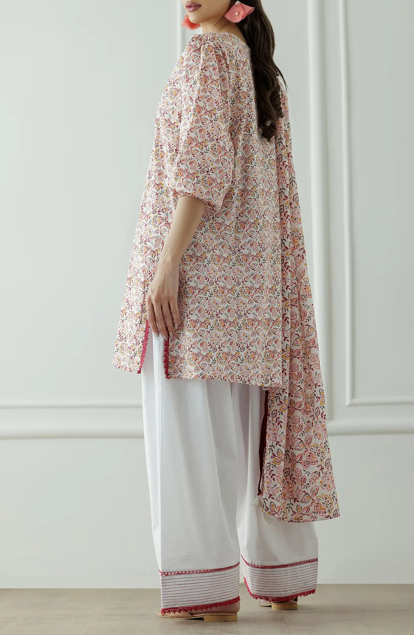 Stitched Printed Shirt Dupatta & Pant - 3 Piece - WRCL25S-1008