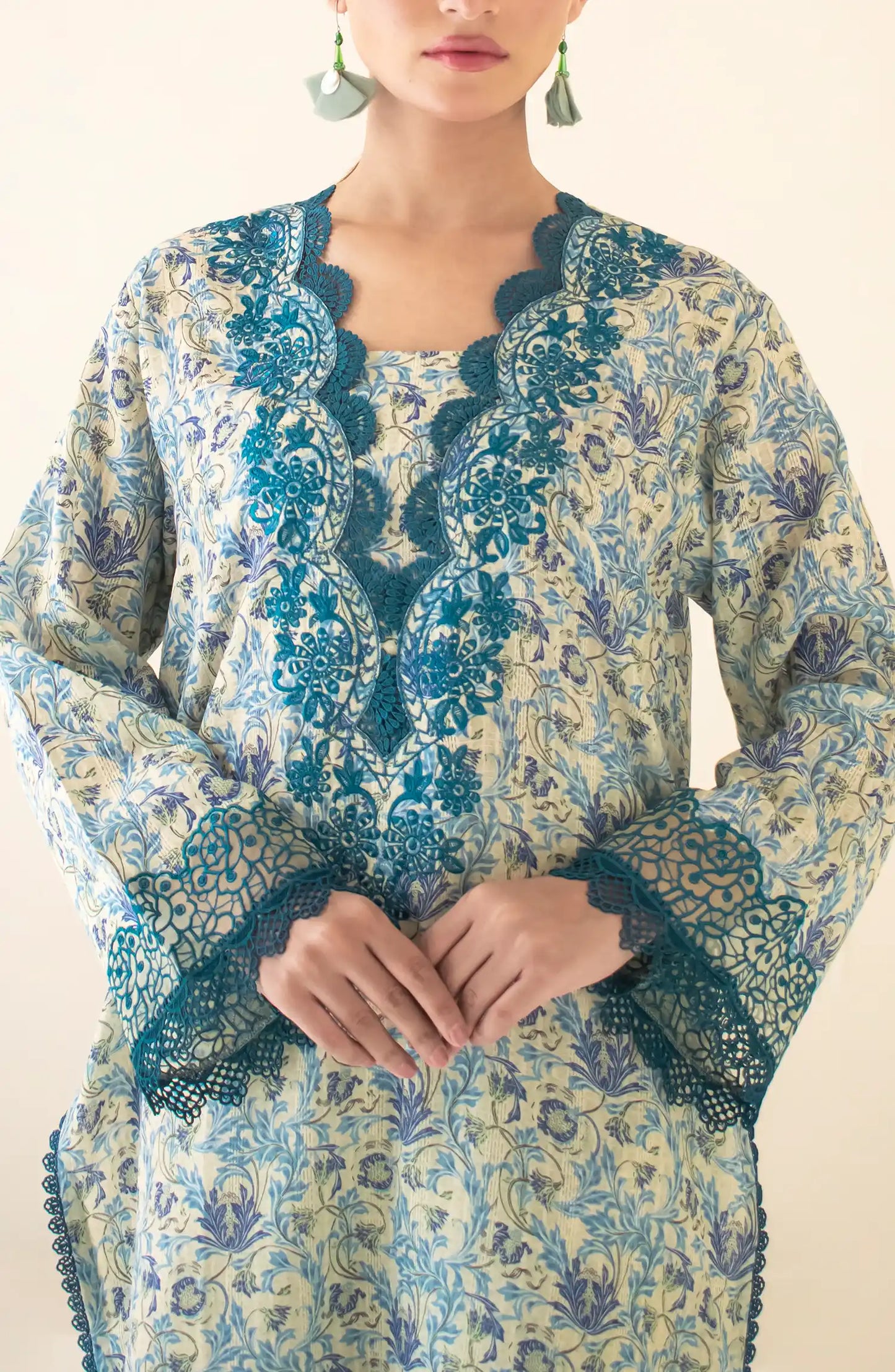Stitched Embroidered Shirt (1PC) - WRFC24S-1001