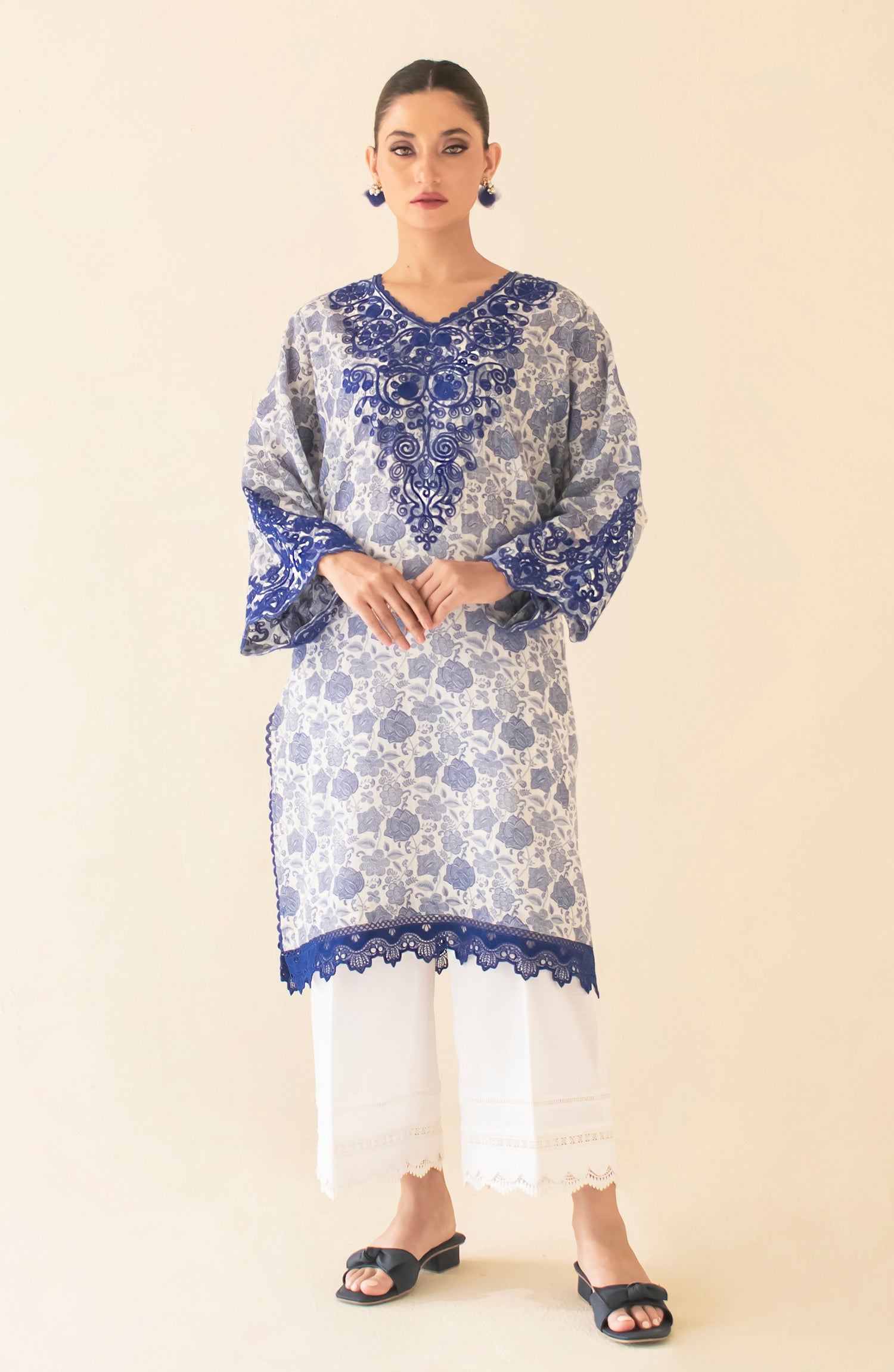 Stitched Luxury Premium Embroidered 1 Piece - WRFC24S-1002
