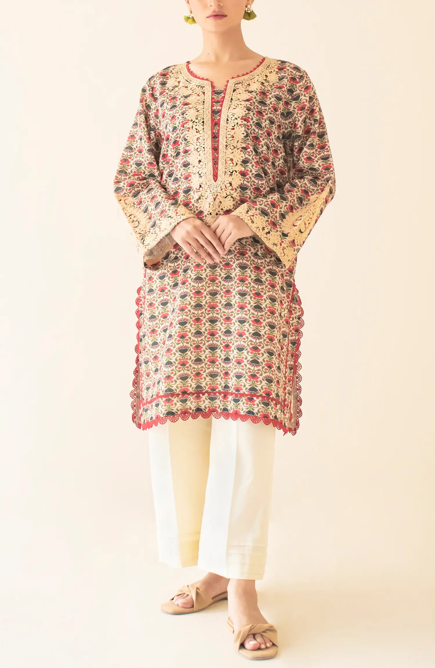 Stitched Luxury Premium Embroidered 1 Piece -  WRFC24S-1004