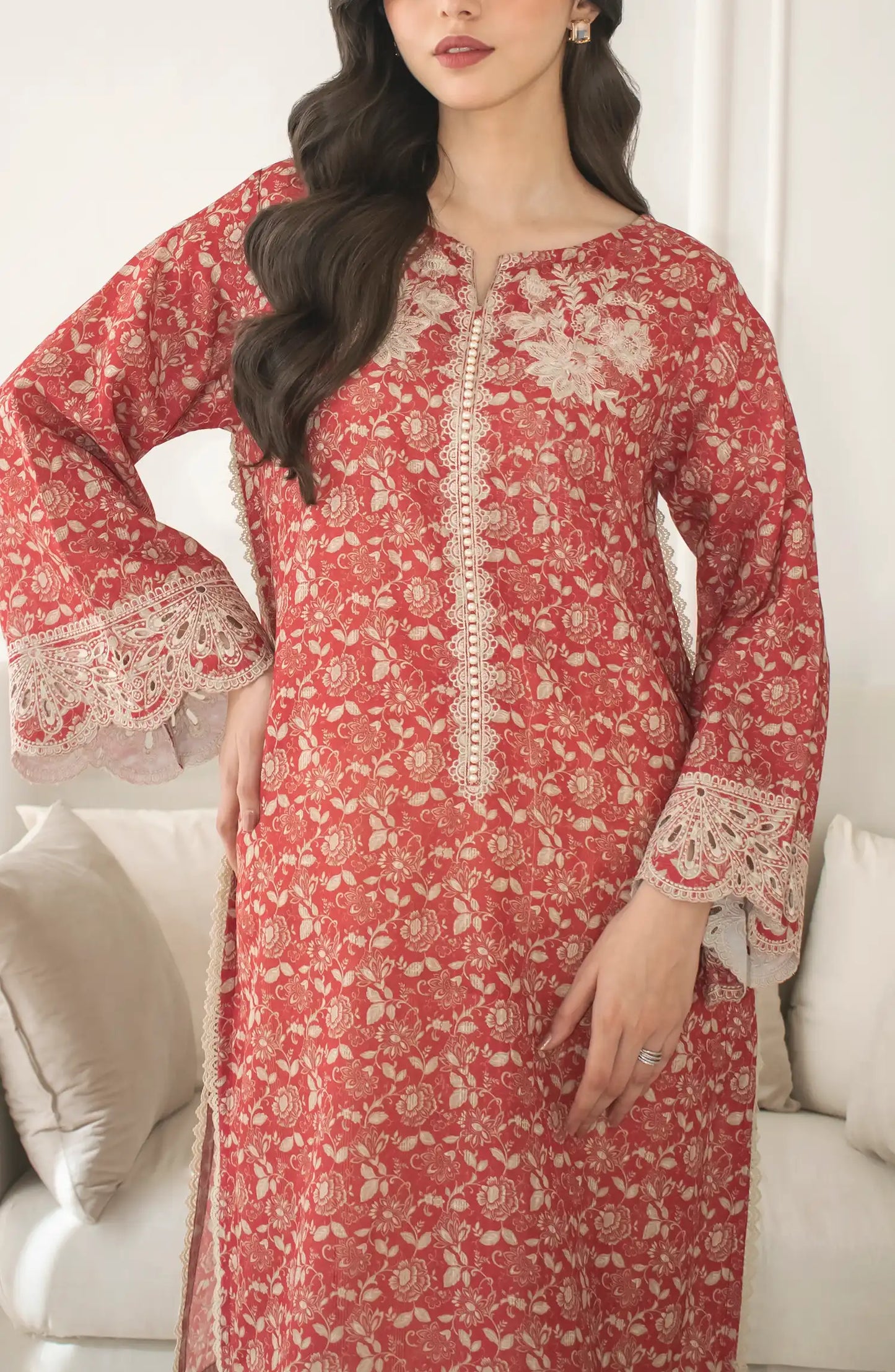 Stitched Embroidered Shirt (1PC) - WRFC24S-1005