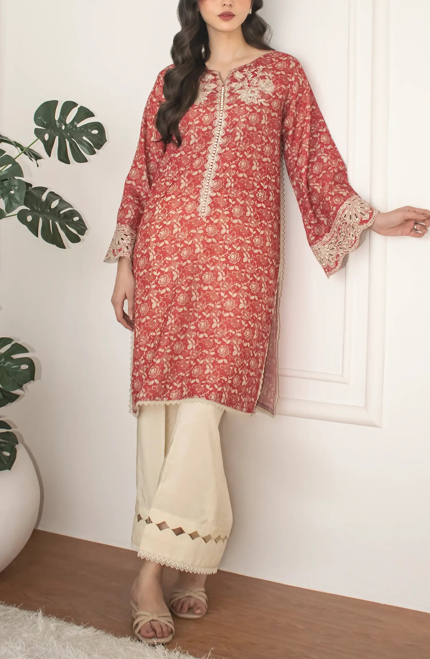 Stitched Embroidered Shirt (1PC) - WRFC24S-1005