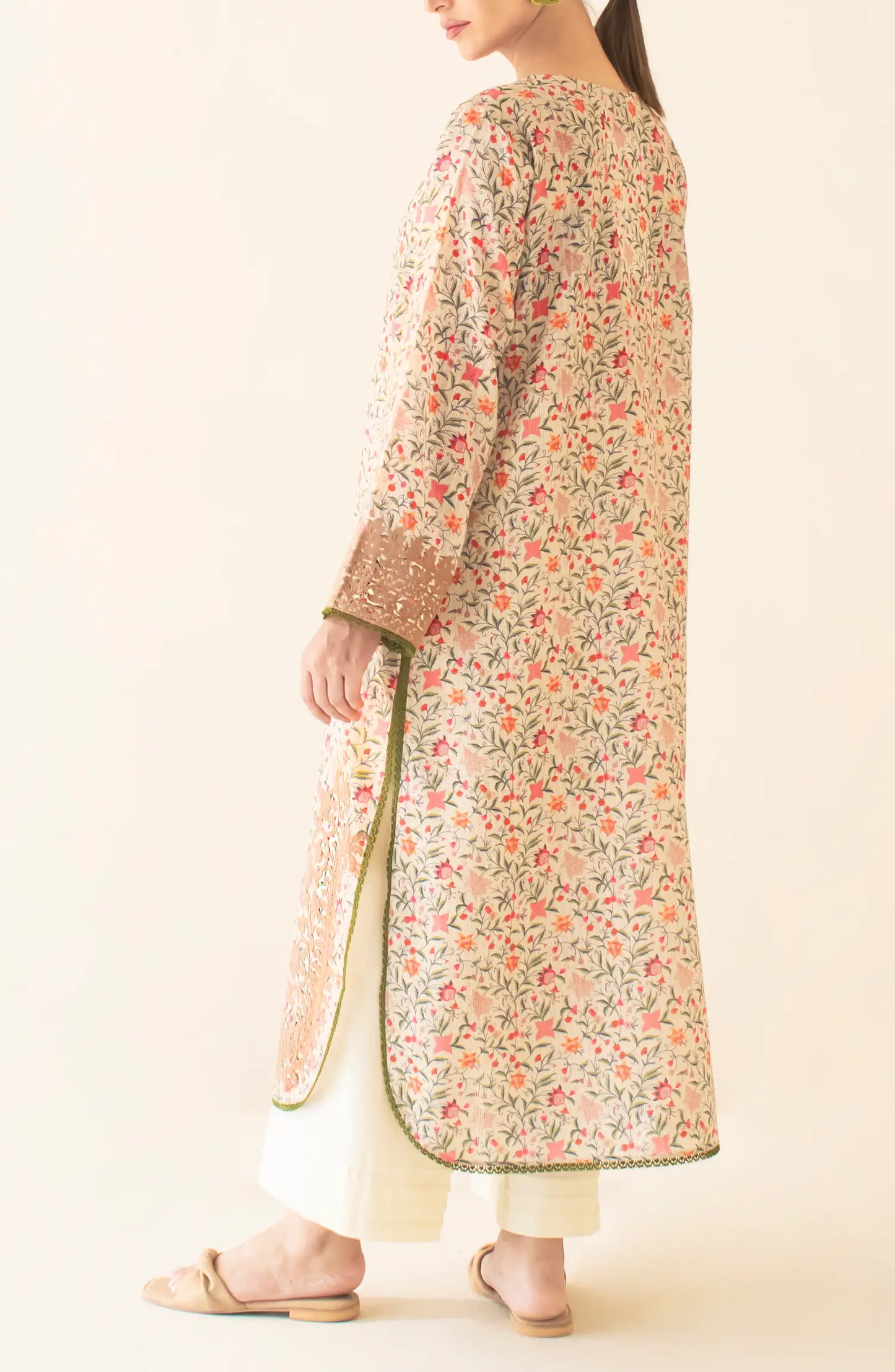 Stitched Luxury Premium Embroidered Shirt (1PC) - WRFC24S-1006
