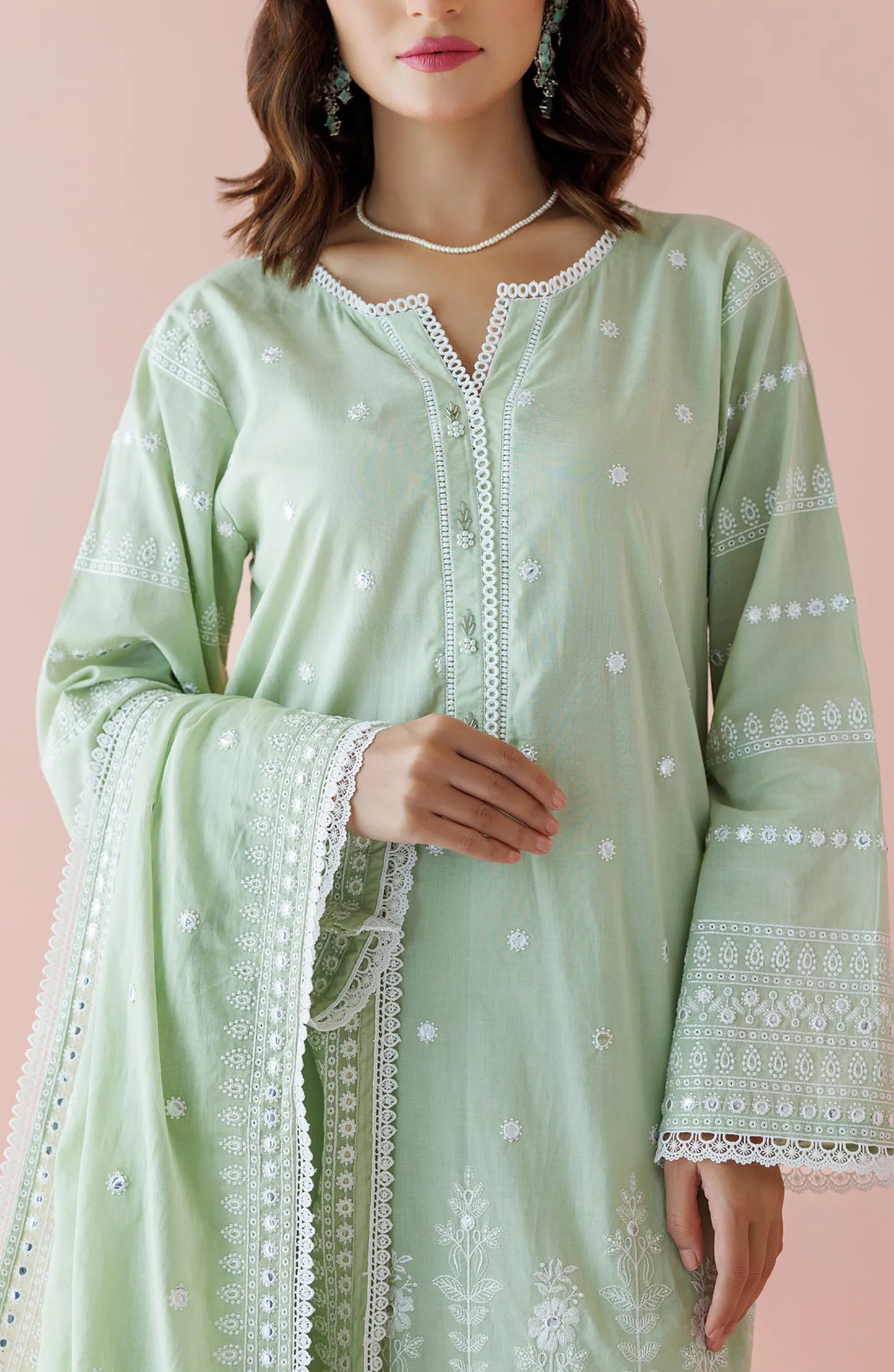 Stitched Luxury Festive Formal Shirt & Pant - 2 Piece (COORDSET) - WRFC24S-2001