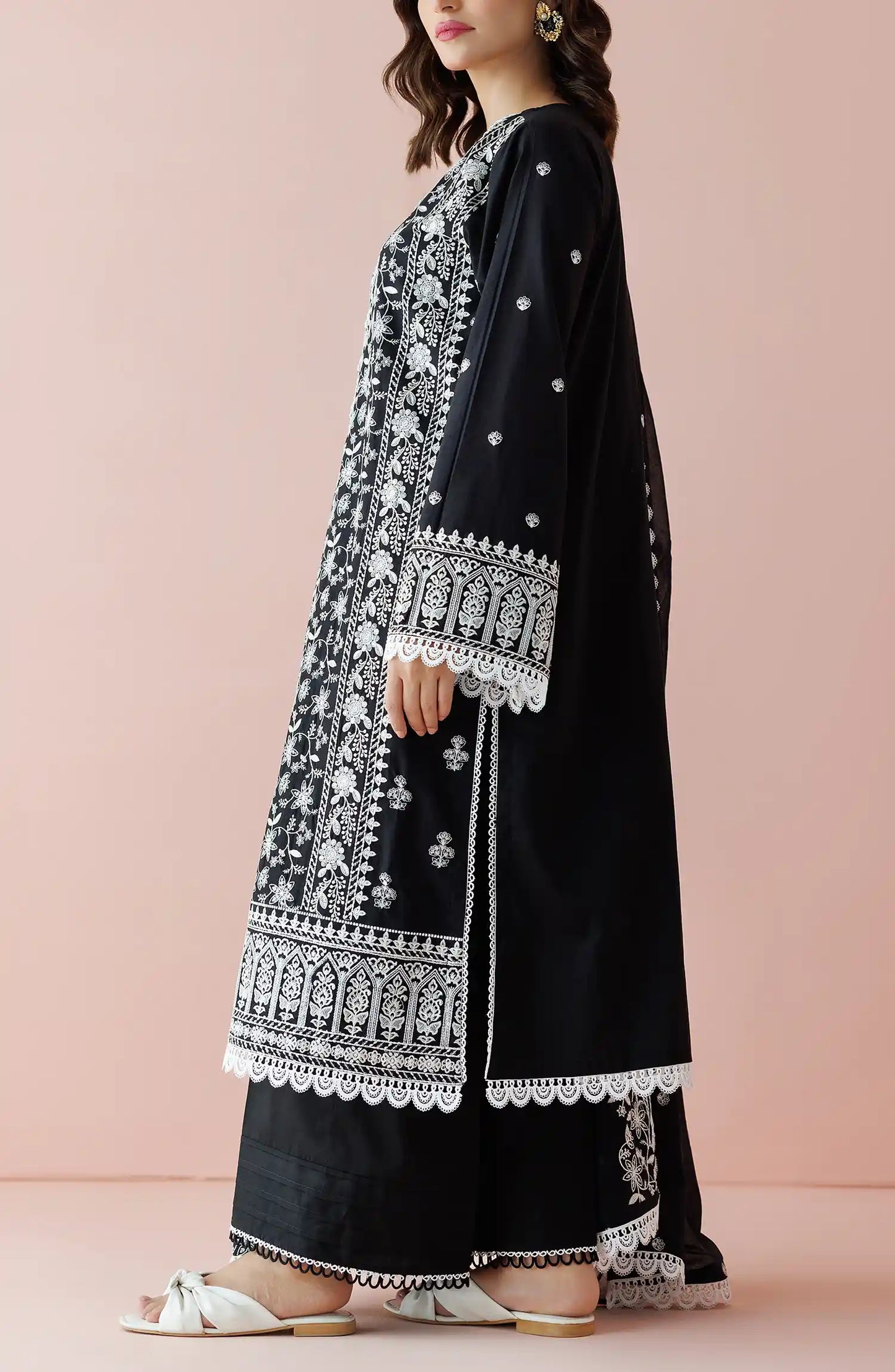 WRFC24S-3004 CAMBRIC Women READY TO WEAR SHIRT DUPATTA PANTS
