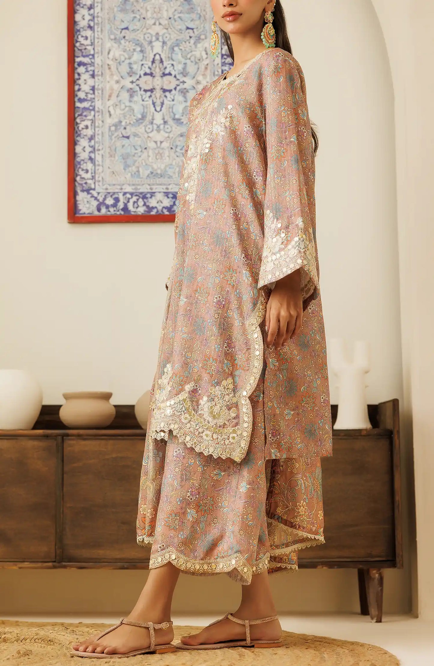 Stitched Luxury Festive Formal Shirt Dupatta & Pant - 3 Piece - WRFZ24S-3002