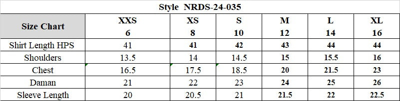 NRDS-24-035/S GREEN LAWN  READY TO WEAR SHIRT DUPATTA