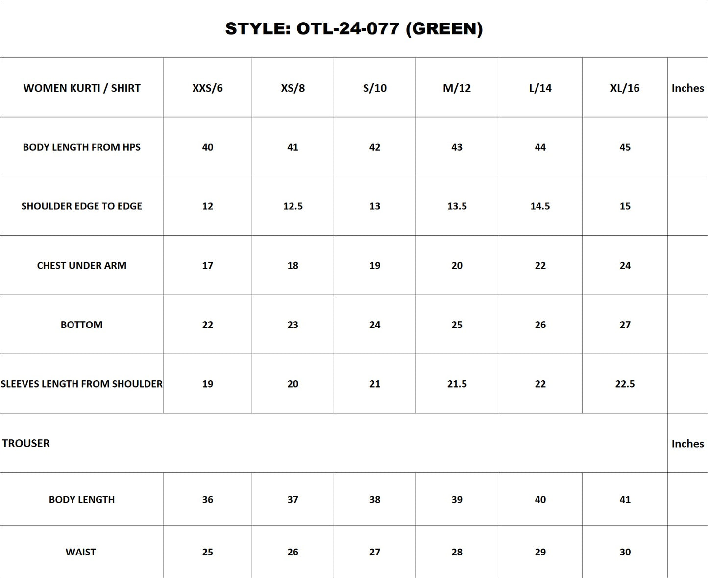 OTL-24-077/S GREEN LAWN Women READY TO WEAR SHIRT DUPATTA PANTS