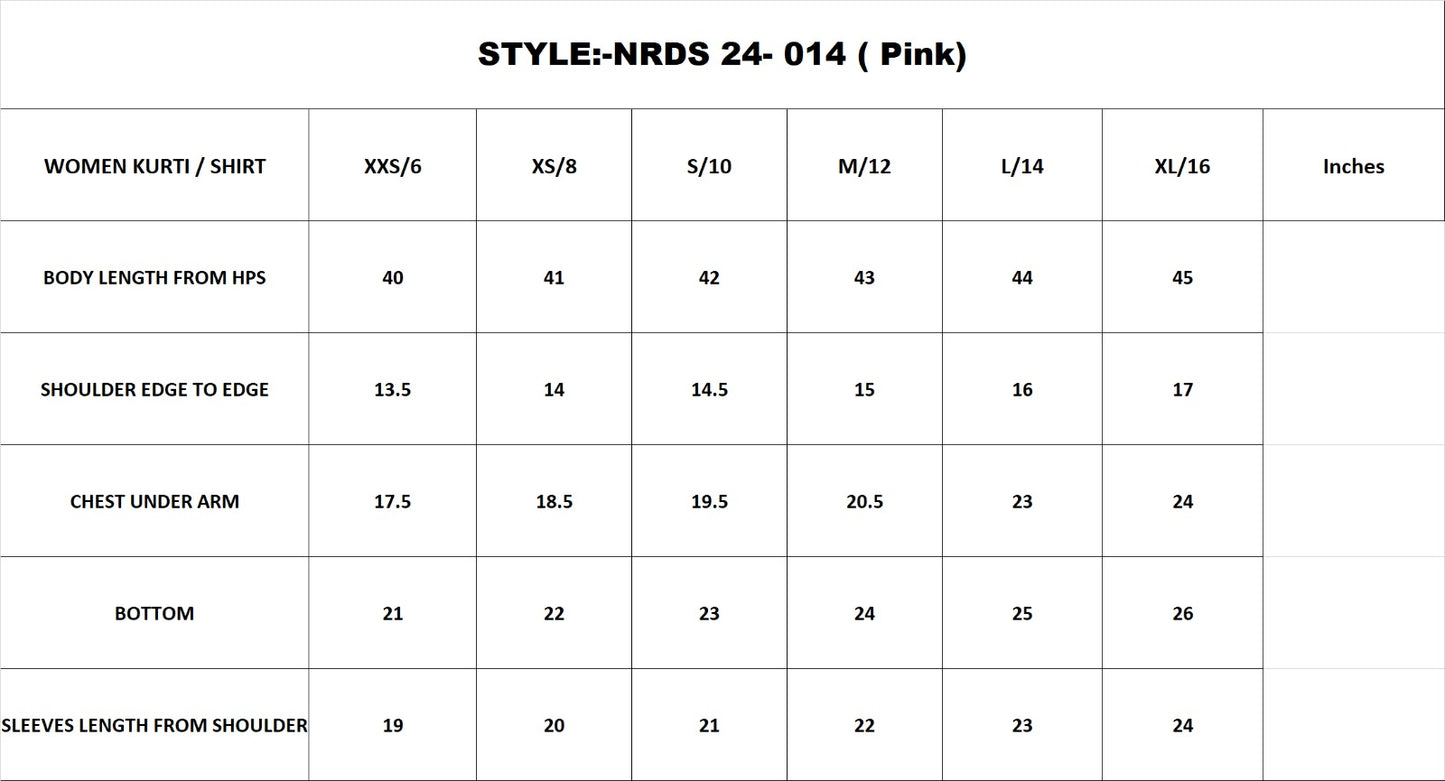 NRDS-24-014/S PINK LAWN  READY TO WEAR SHIRT DUPATTA