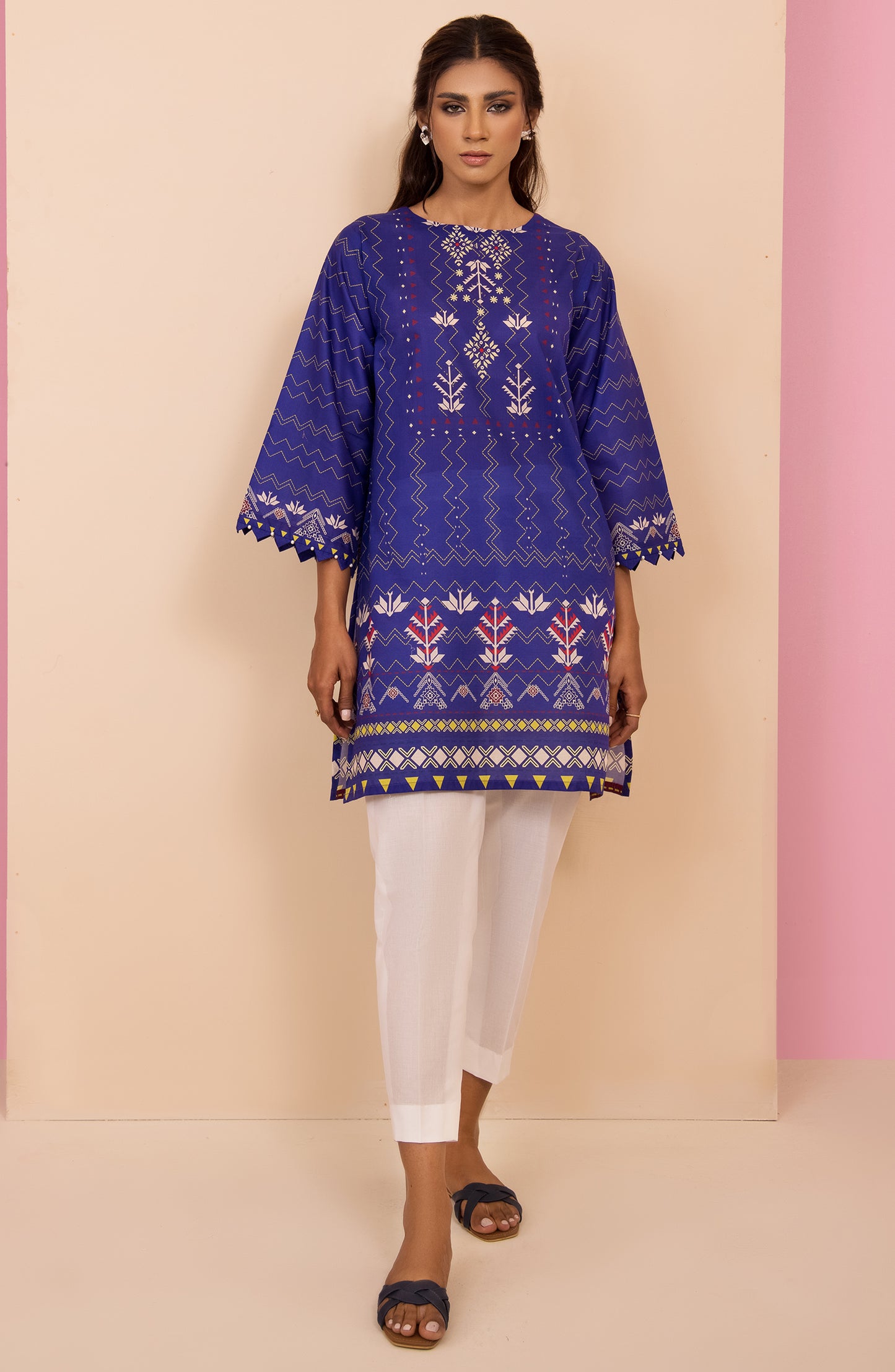 HCS-22-035/S BLUE LAWN SCSHIRT READY TO WEAR SHIRT