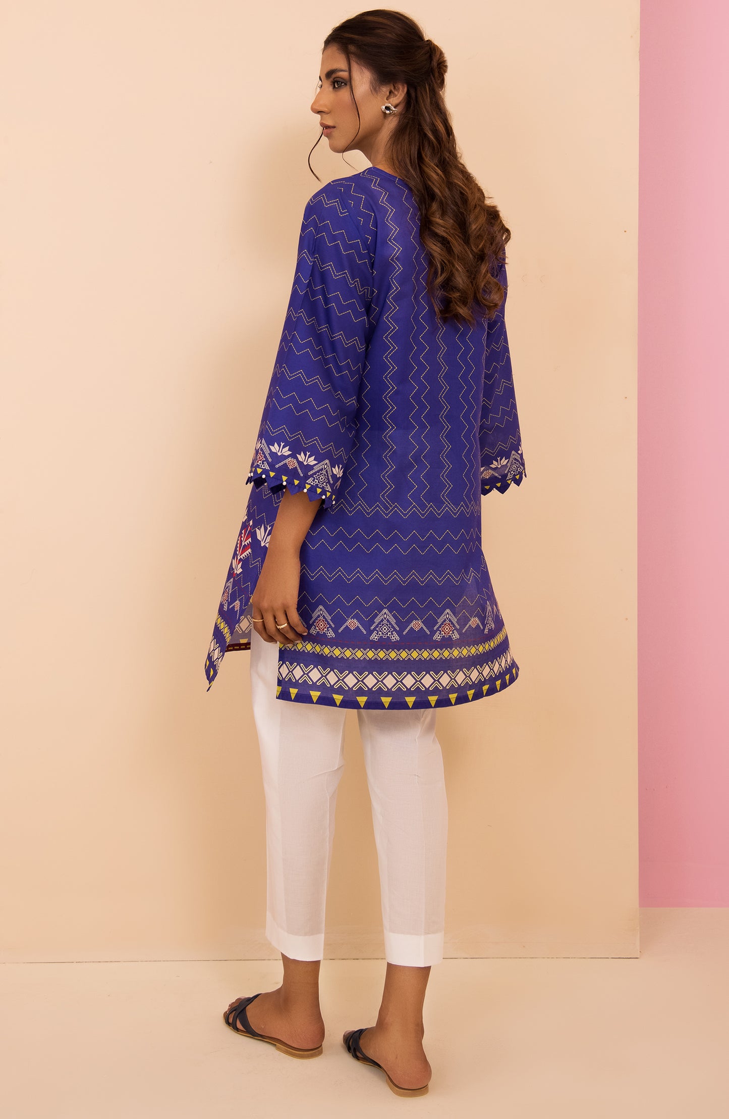 HCS-22-035/S BLUE LAWN SCSHIRT READY TO WEAR SHIRT
