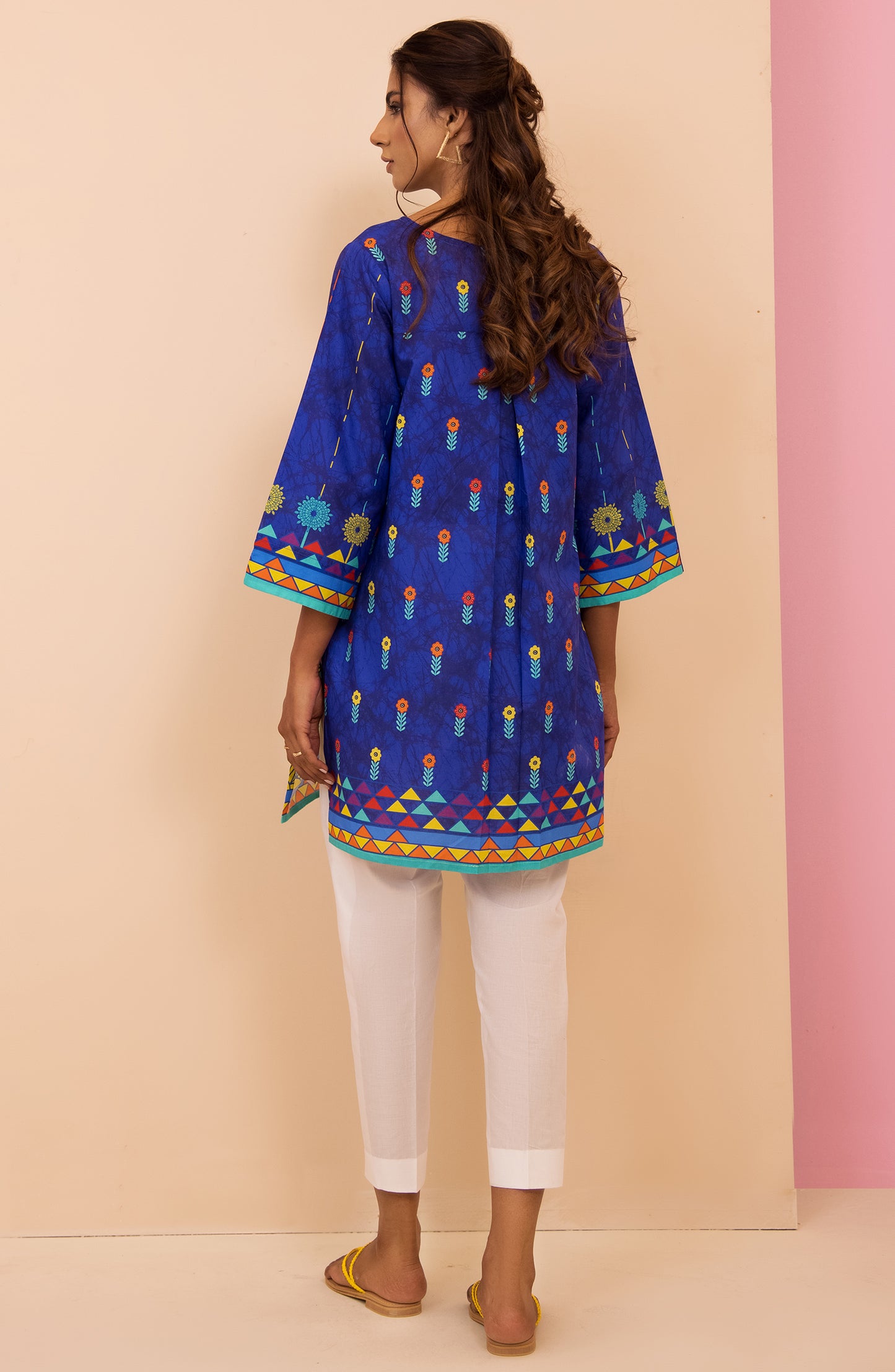HCS-22-037/S BLUE LAWN SCSHIRT READY TO WEAR SHIRT