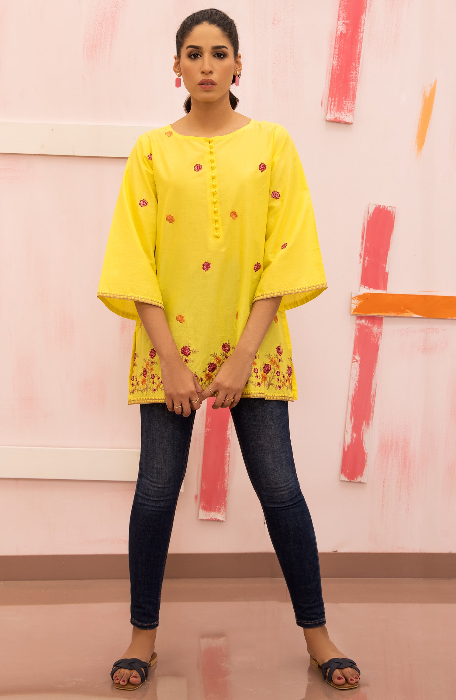 NRC-78/S YELLOW LAWN SCSHIRT READY TO WEAR SHIRT