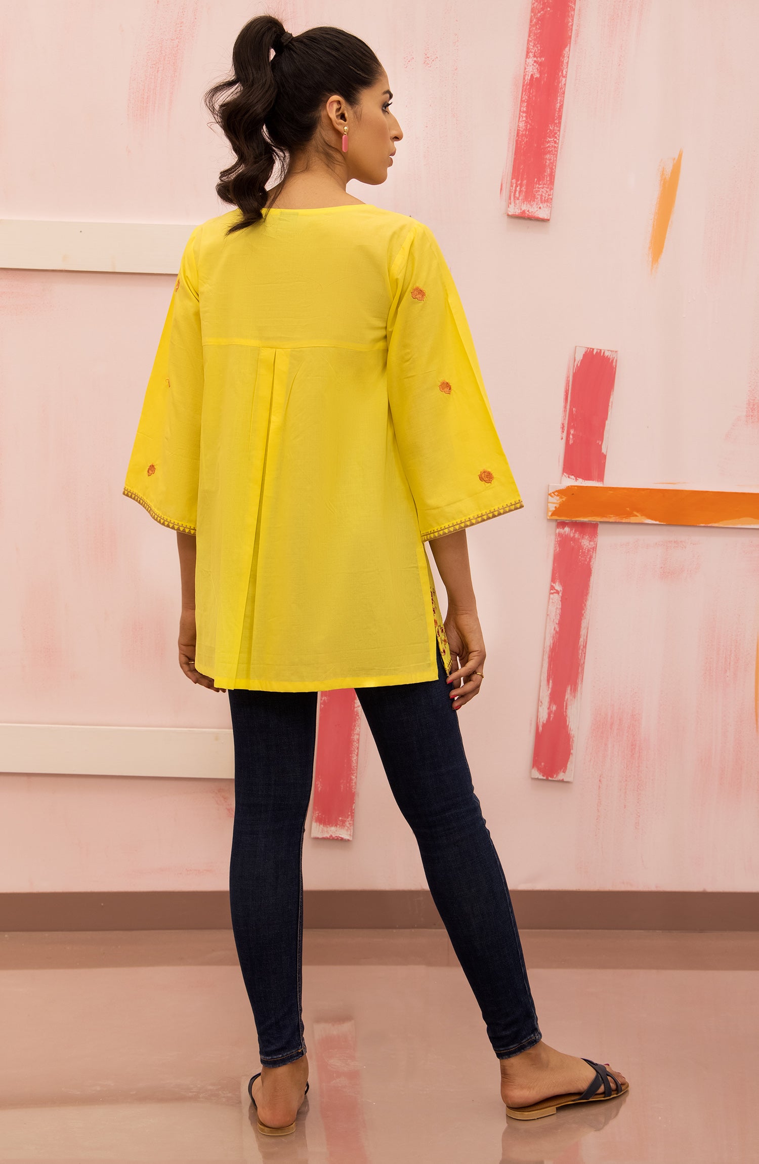 NRC-78/S YELLOW LAWN SCSHIRT READY TO WEAR SHIRT