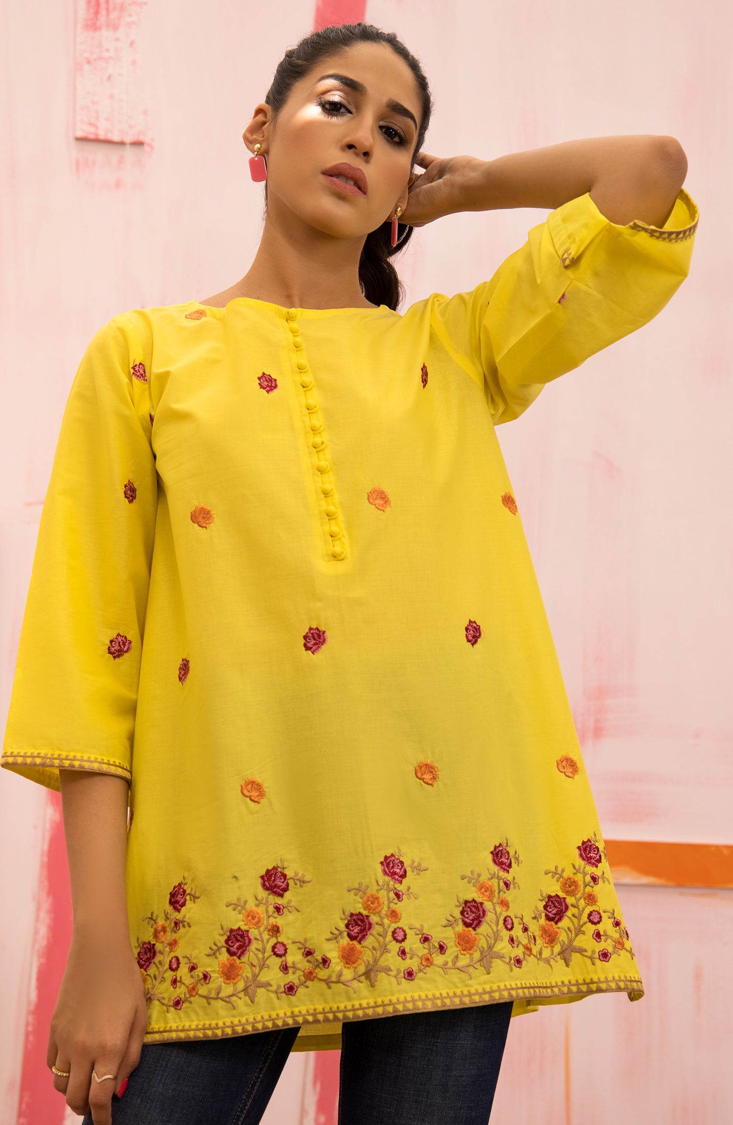 NRC-78/S YELLOW LAWN SCSHIRT READY TO WEAR SHIRT