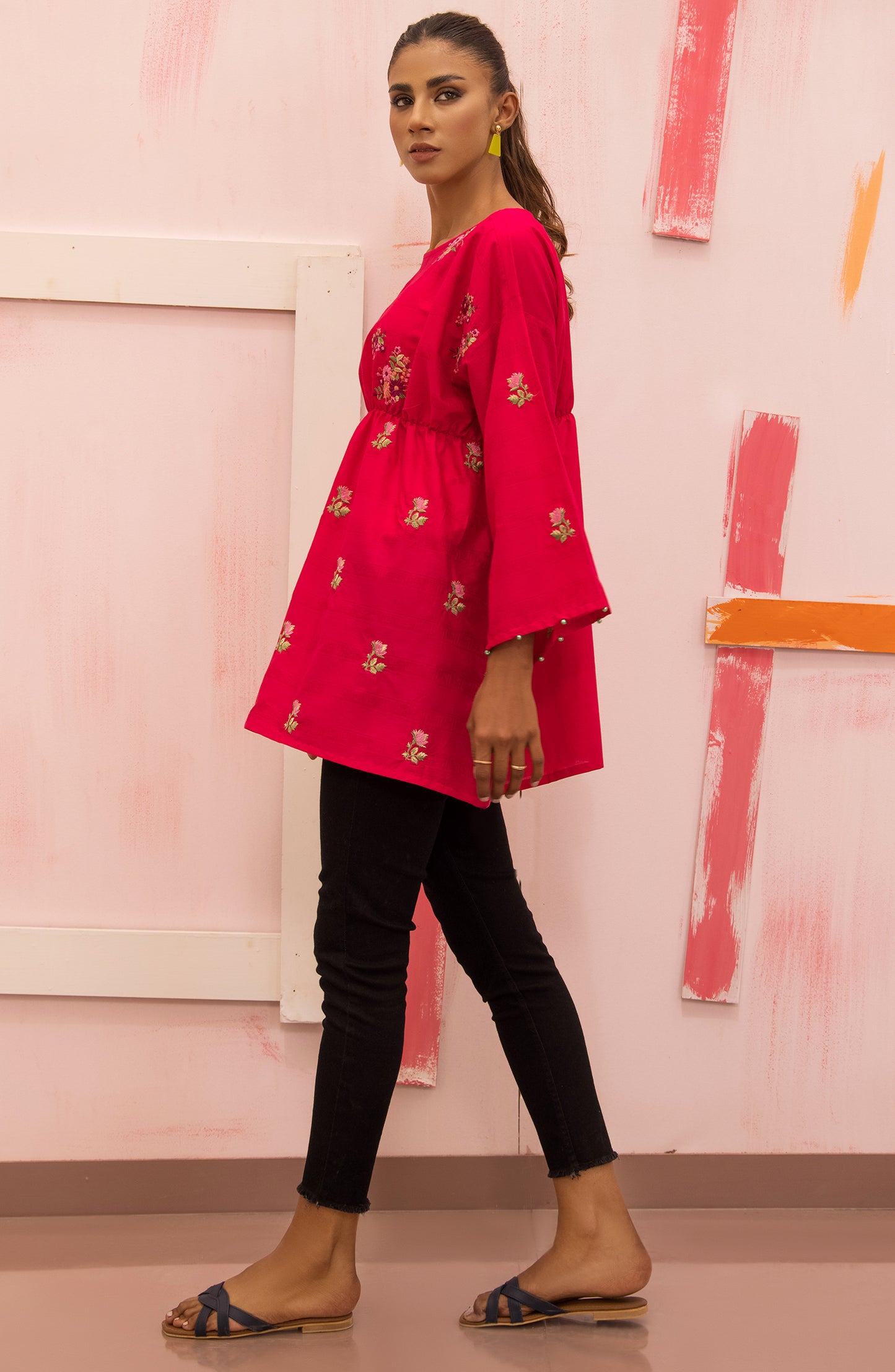 NRC-75/S PINK JACQUARD SCSHIRT READY TO WEAR SHIRT