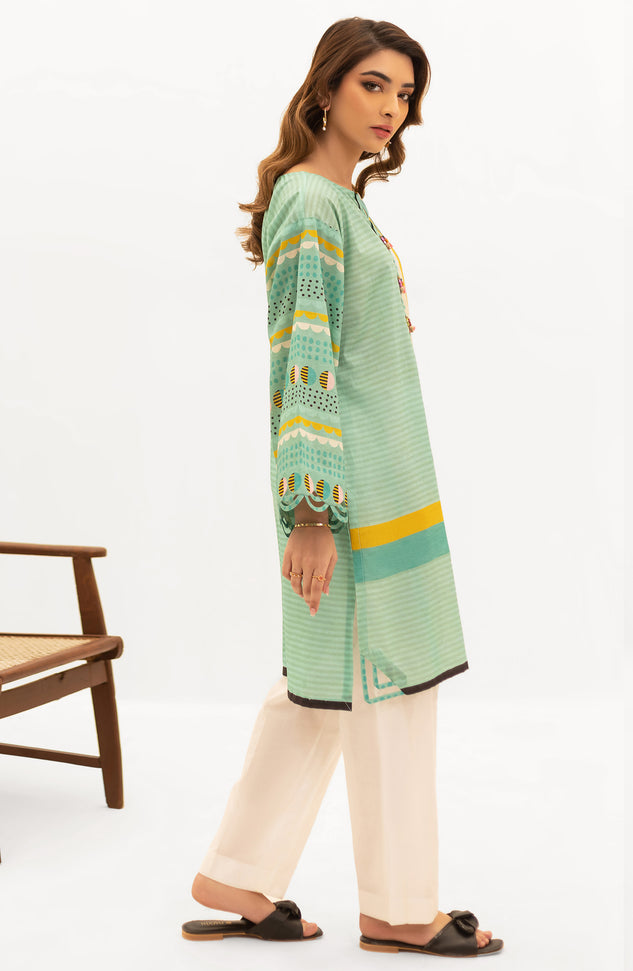 OTL-22-004/U RED LAWN  UNSTITCHED SHIRT DUPATTA PANTS