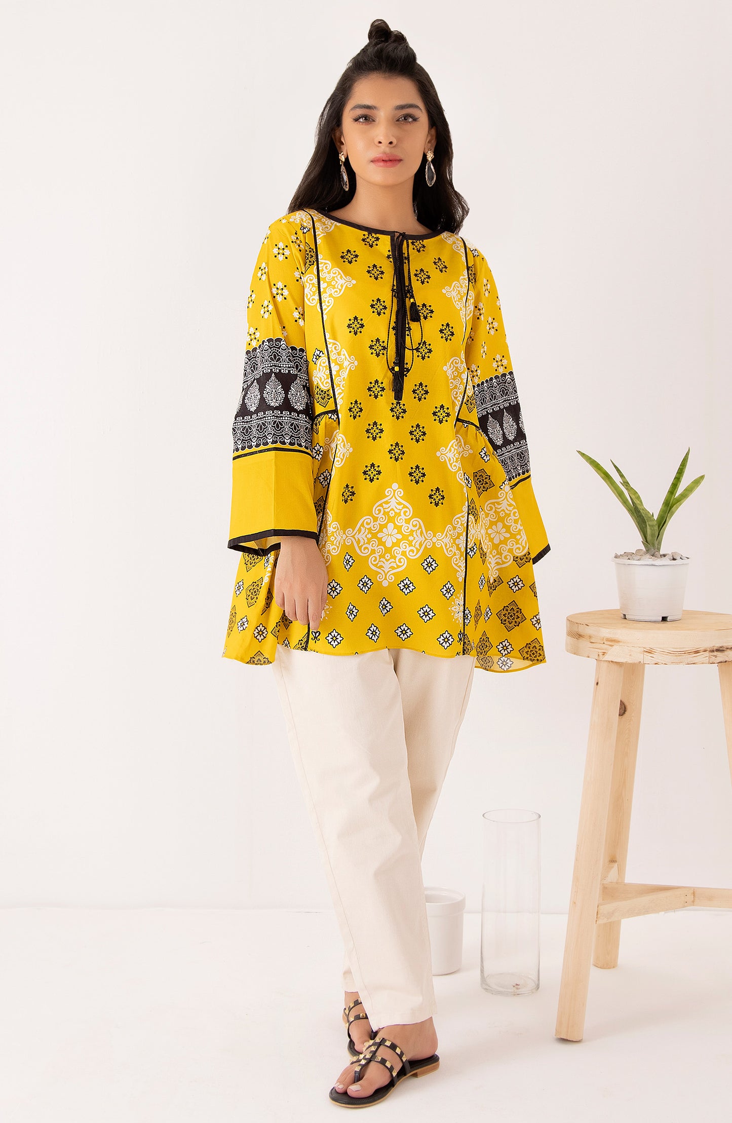 Stitched 1 Piece Printed Lawn Shirt