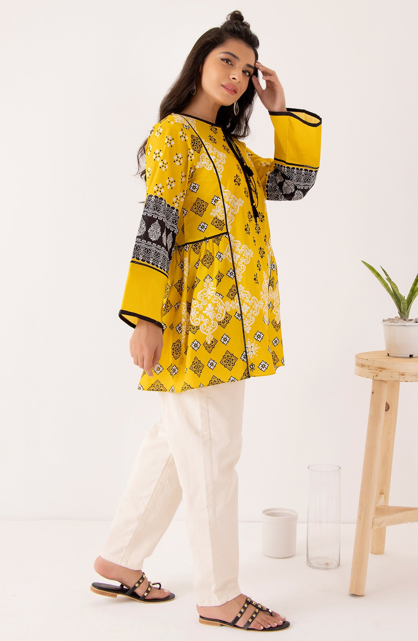 Stitched 1 Piece Printed Lawn Shirt