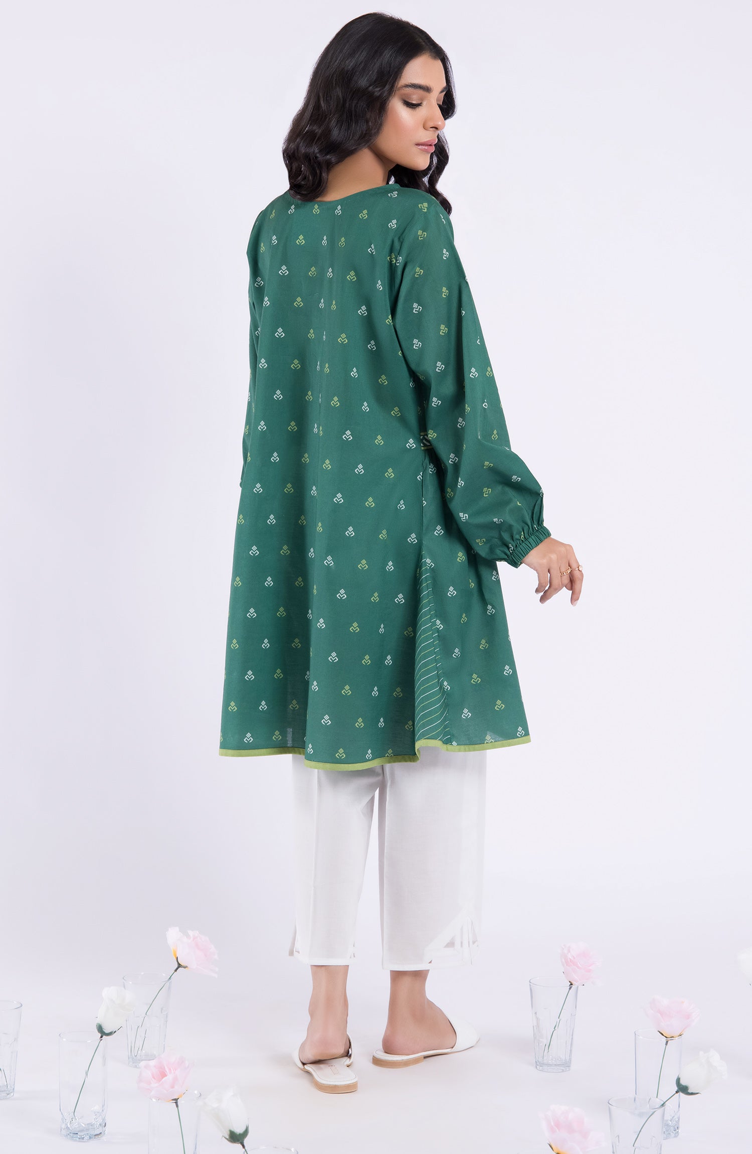 HCS-22-077/S GREEN LAWN SCSHIRT READY TO WEAR SHIRT