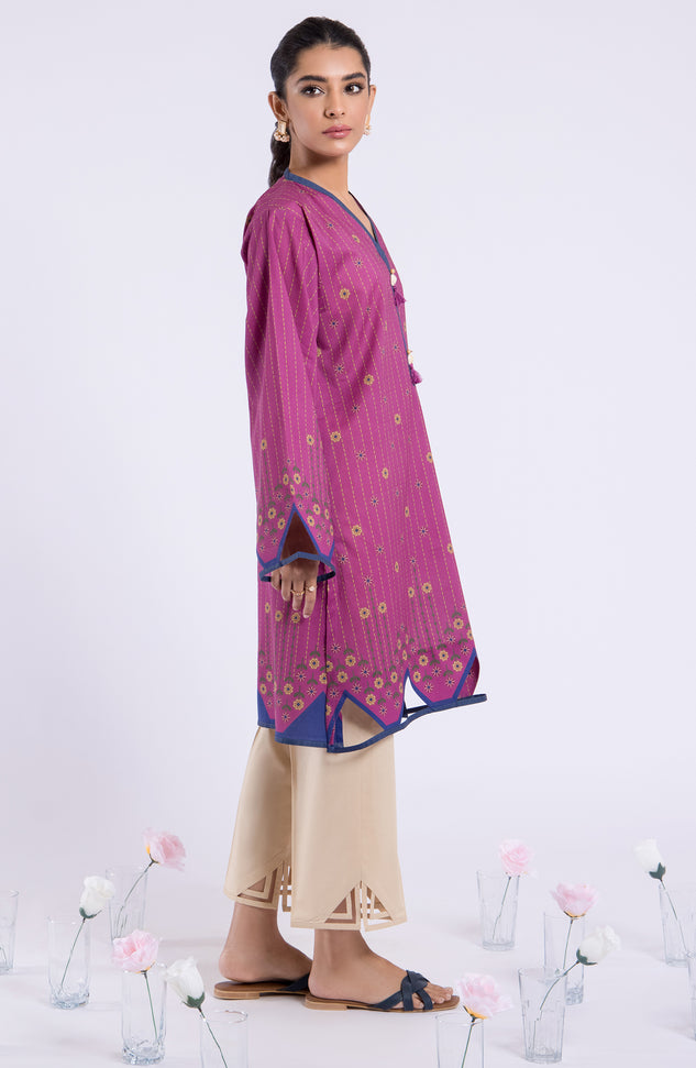 HCS-22-078/S MAGENTA LAWN SCSHIRT READY TO WEAR SHIRT