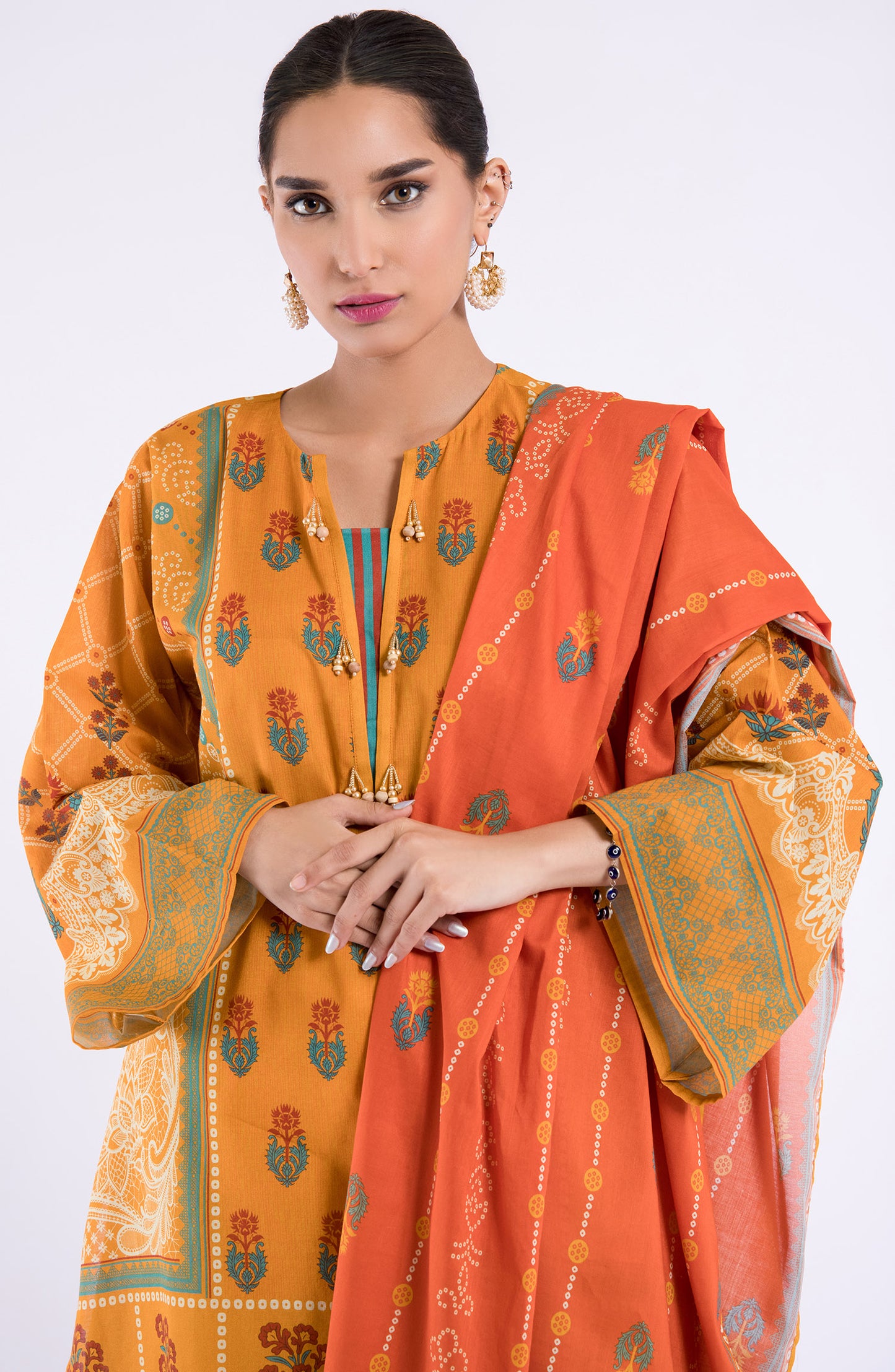 OTL-22-040/S CHROME LAWN  READY TO WEAR SHIRT DUPATTA PANTS