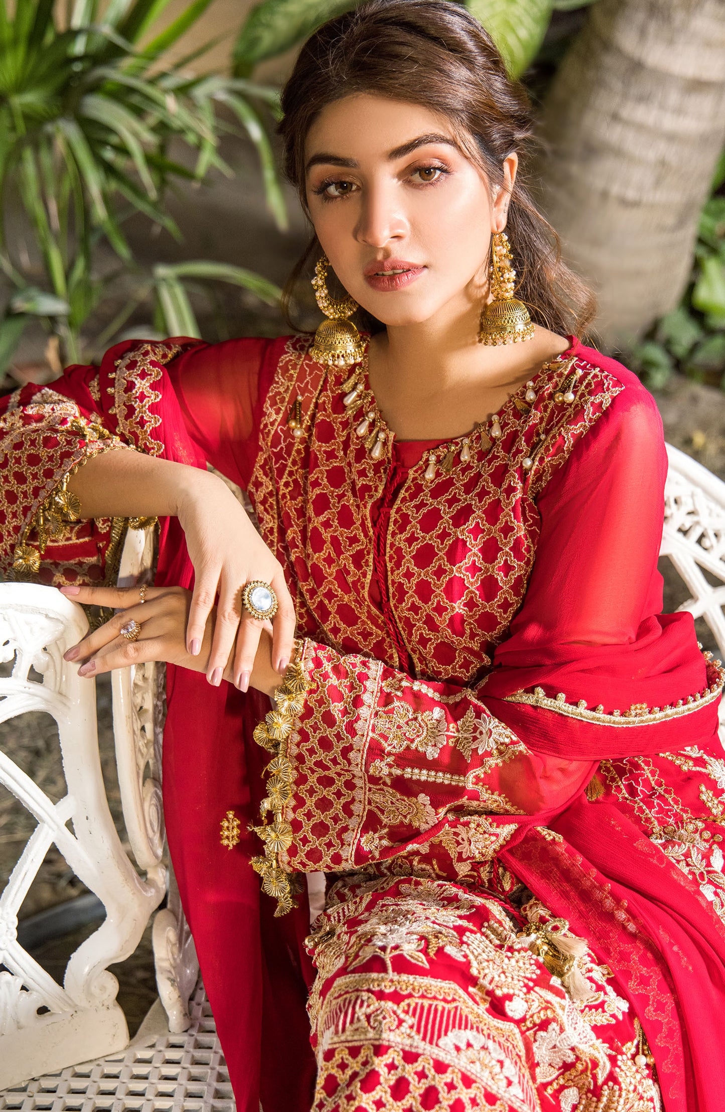 Unstitched 3 Piece Embroidered Chiffon Shirt , Raw Silk Pant and Chiffon Dupatta