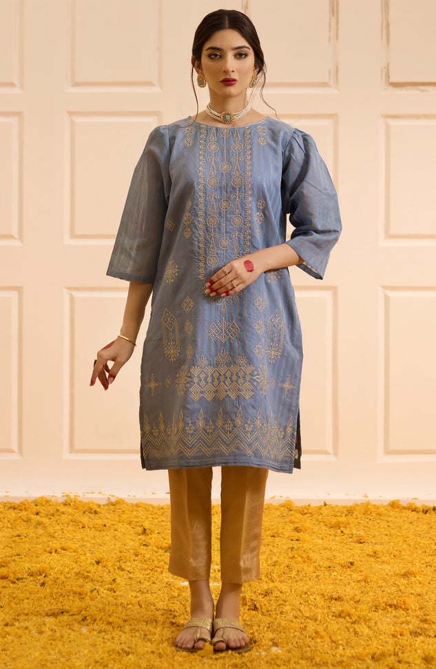 OTL-22-004/U RED LAWN  UNSTITCHED SHIRT DUPATTA PANTS