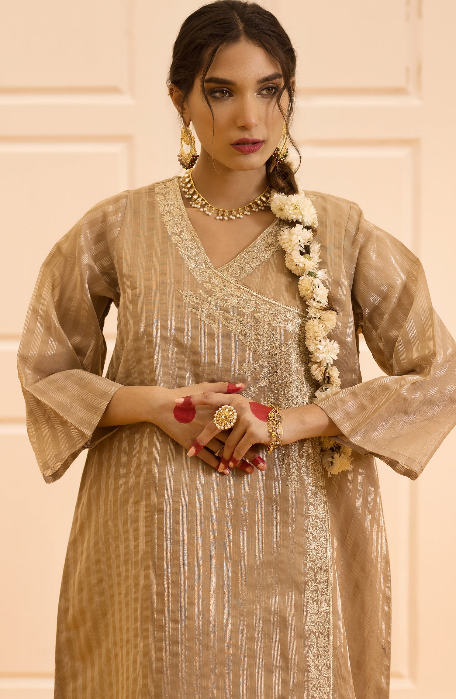 OTL-22-004/U RED LAWN  UNSTITCHED SHIRT DUPATTA PANTS