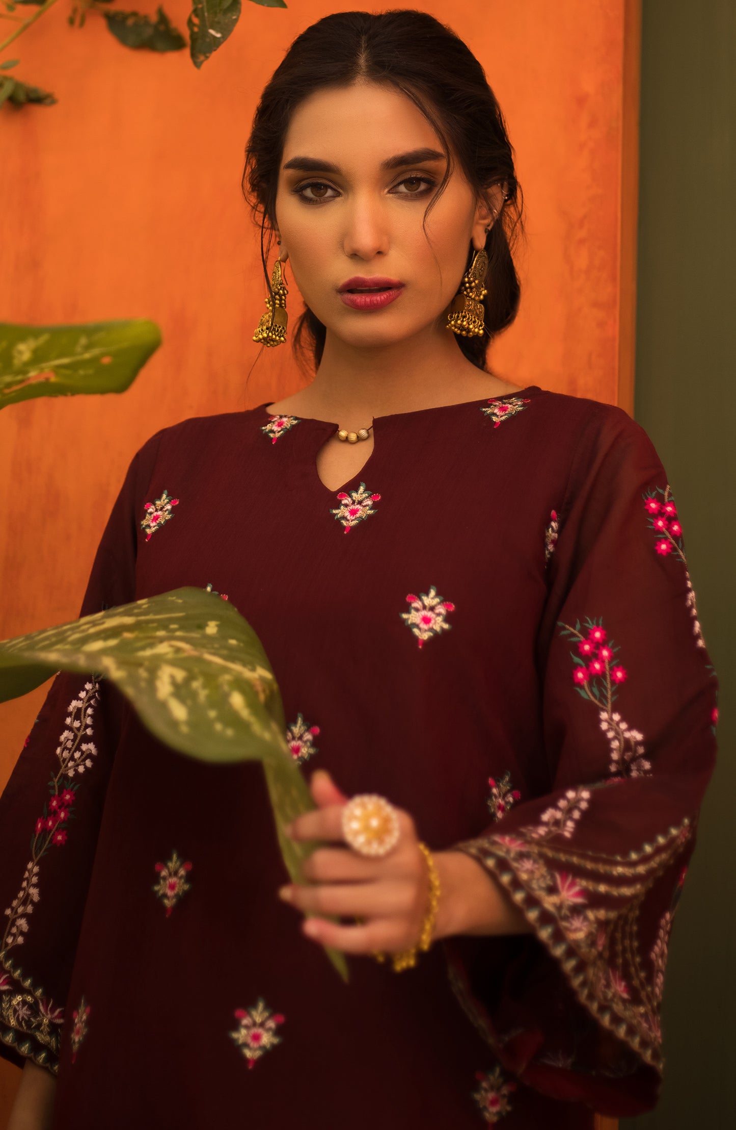 NRHC-110/S MAROON FANCY SCSHIRT READY TO WEAR SHIRT