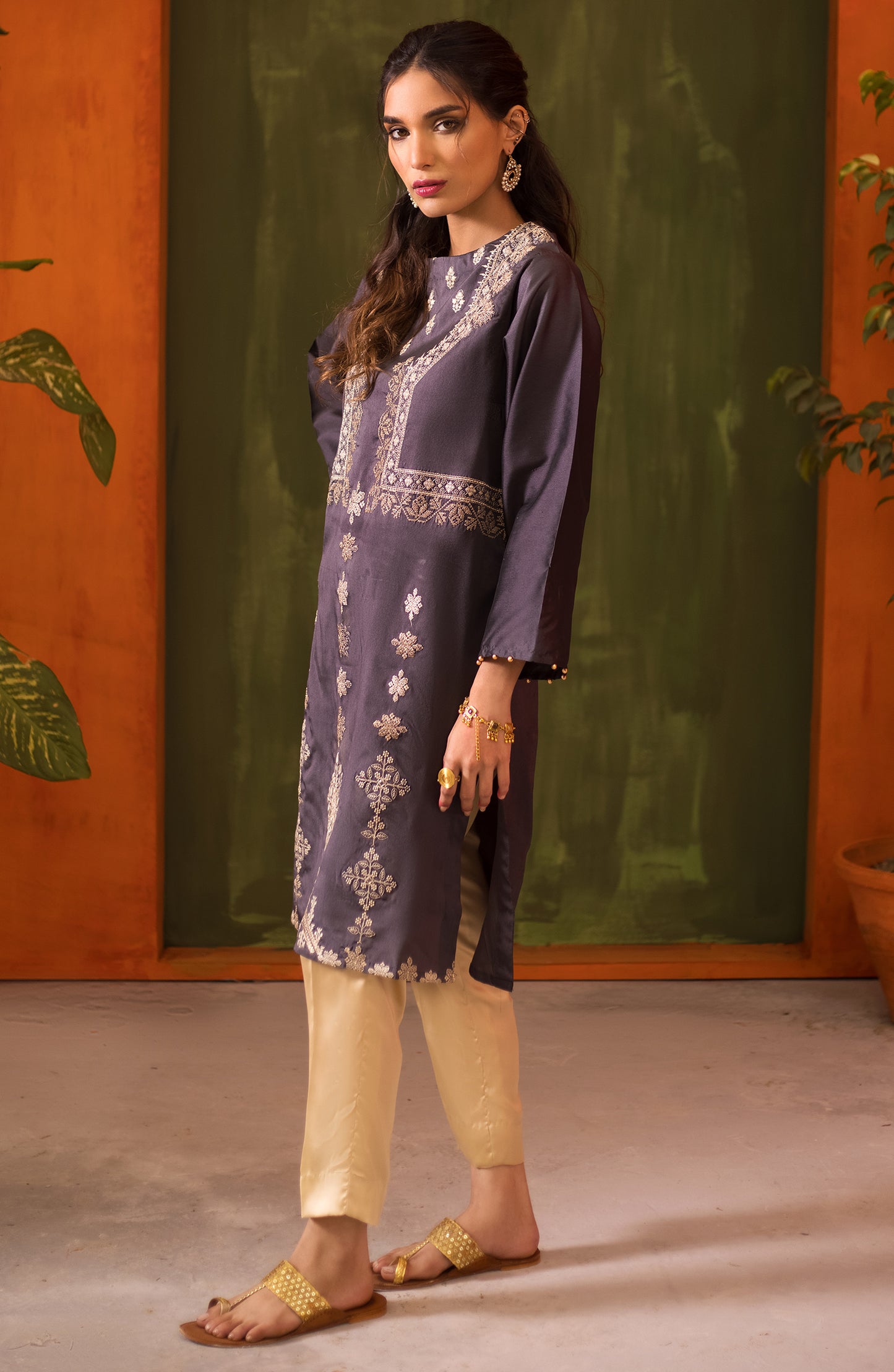 NRHC-98/S BLACK  SHINY FANCY SCSHIRT READY TO WEAR SHIRT