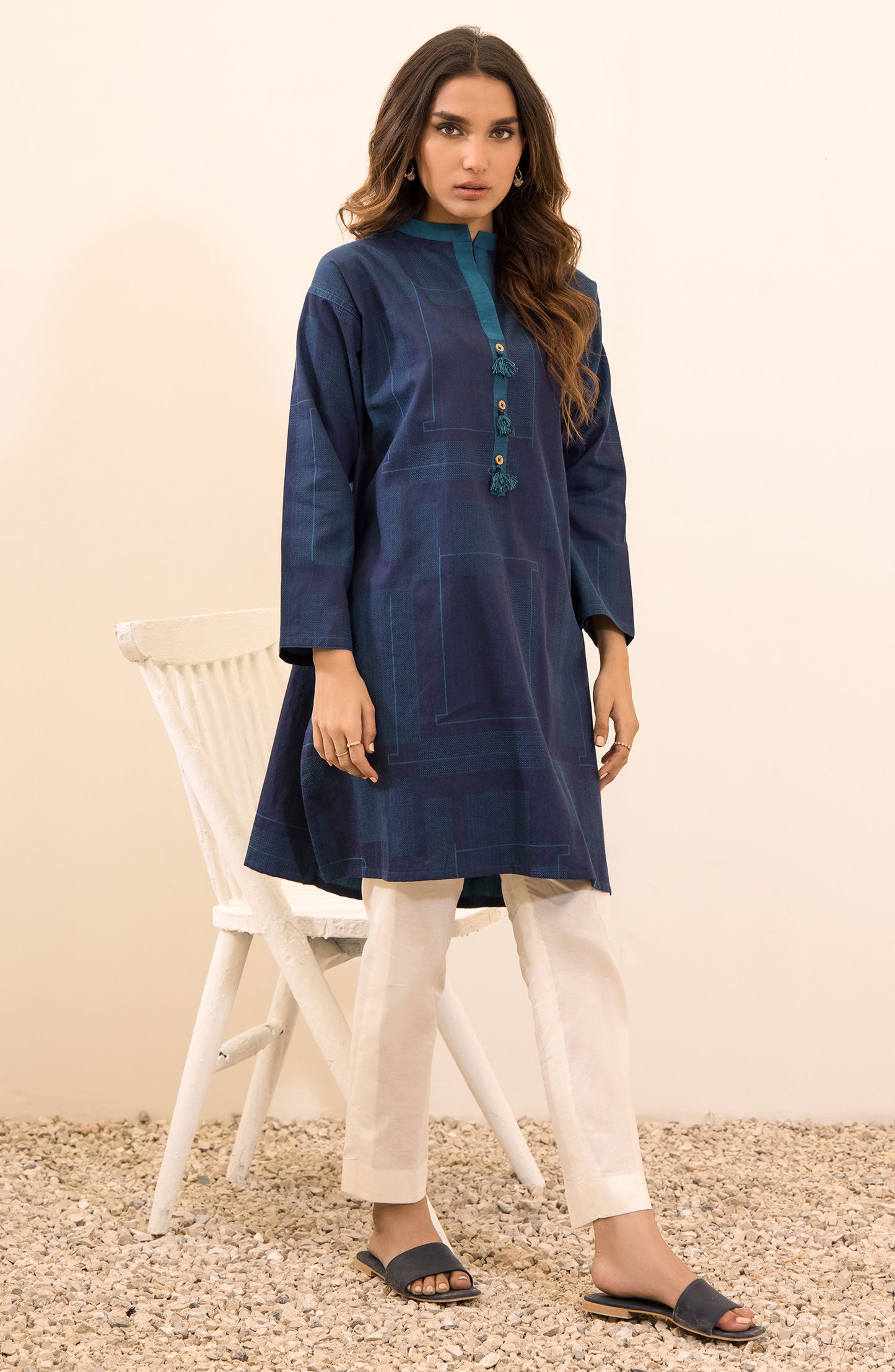 Stitched 1 Piece Plain Double Sided Heavy Cotton Shirt