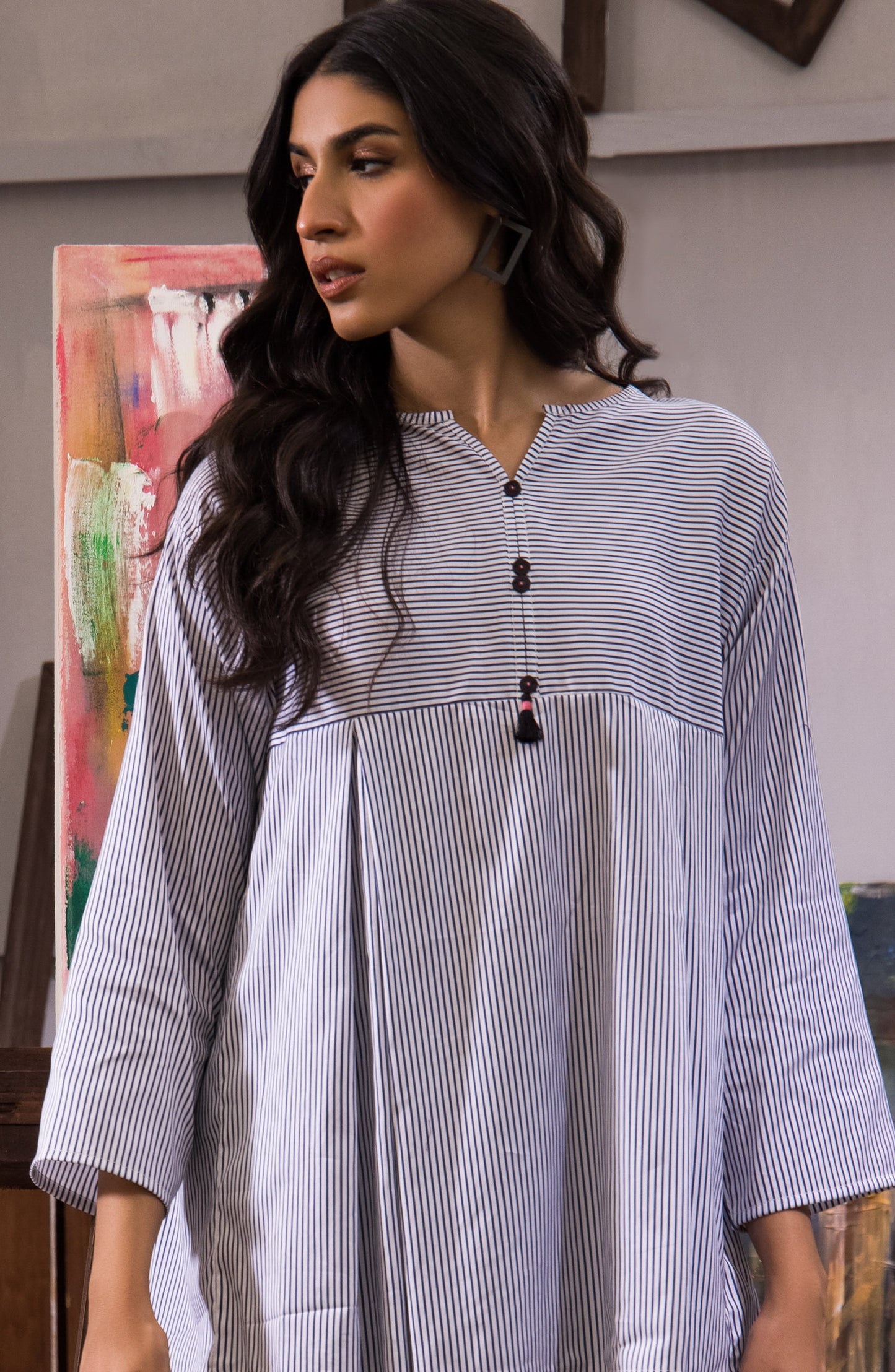 Stitched 1 Piece Plain Heavy Cotton Shirt