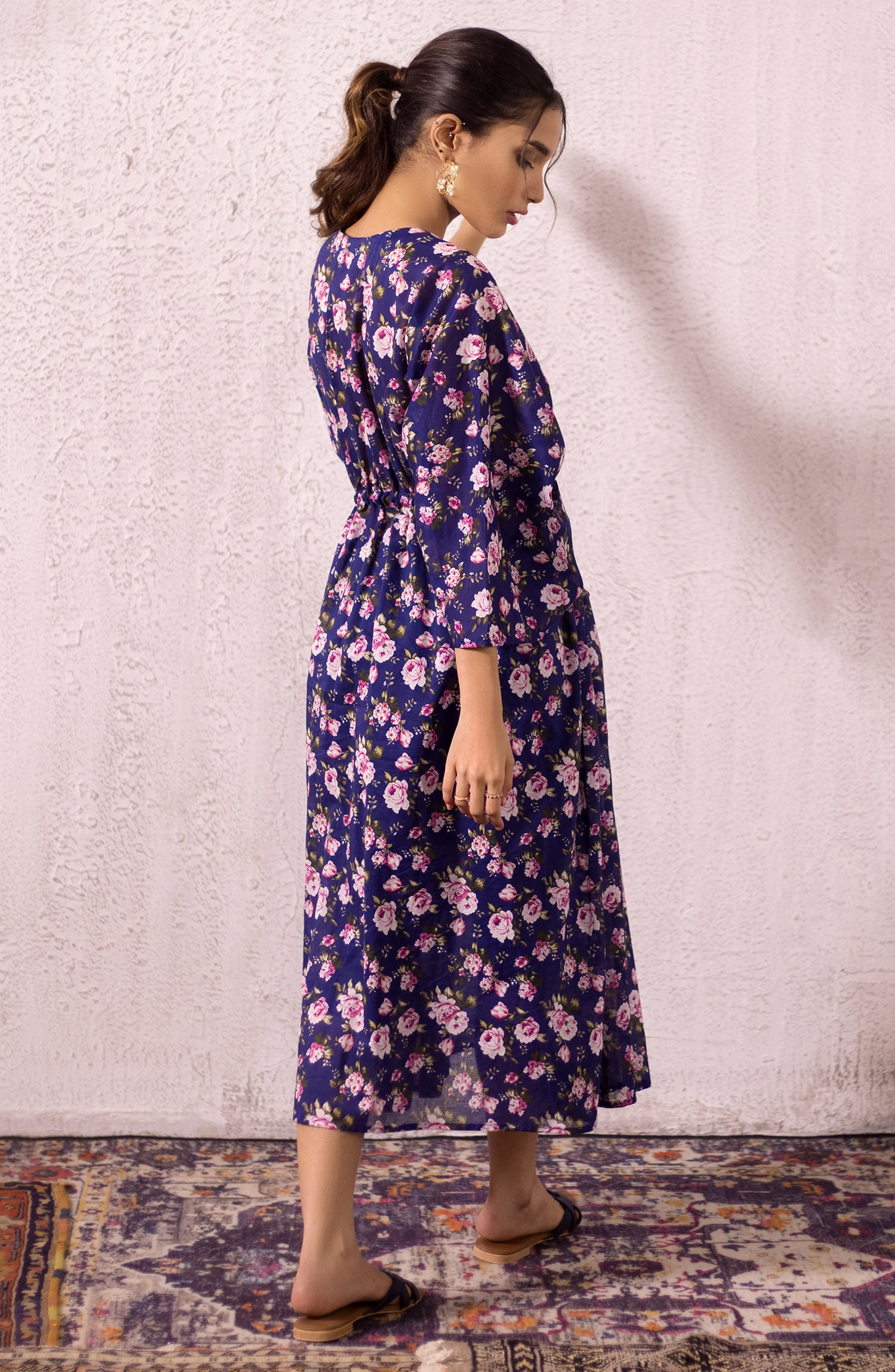 OTL-22-004/U RED LAWN  UNSTITCHED SHIRT DUPATTA PANTS