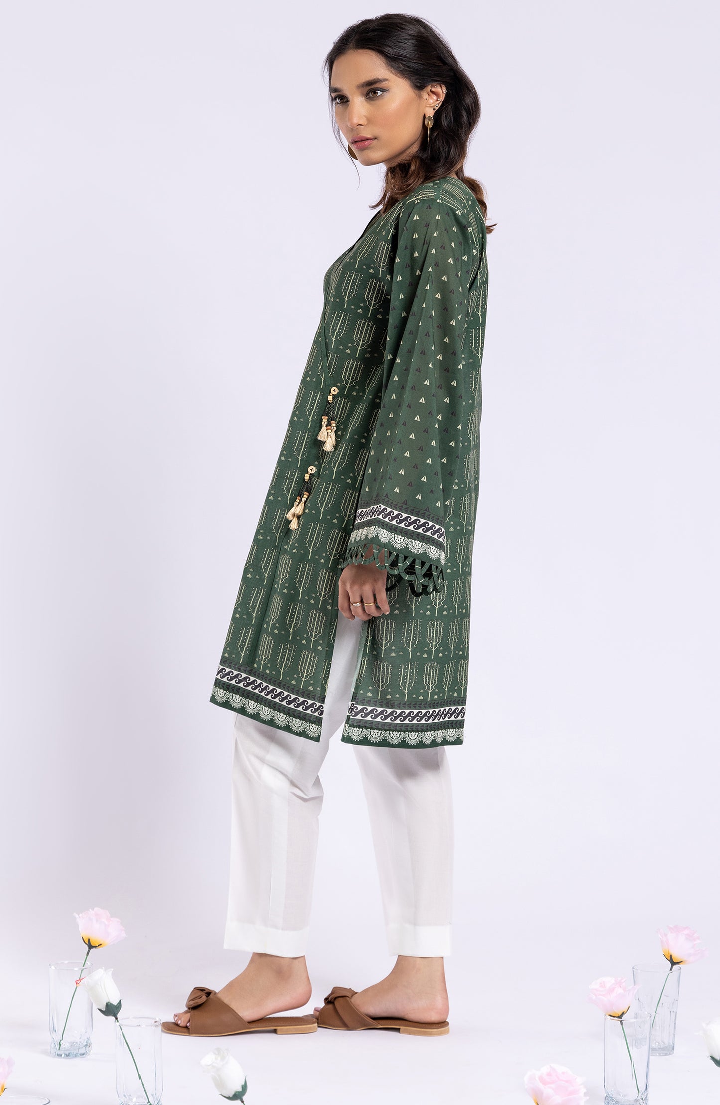 HCS-22-030/S (U) GREEN LAWN SCSHIRT READY TO WEAR SHIRT