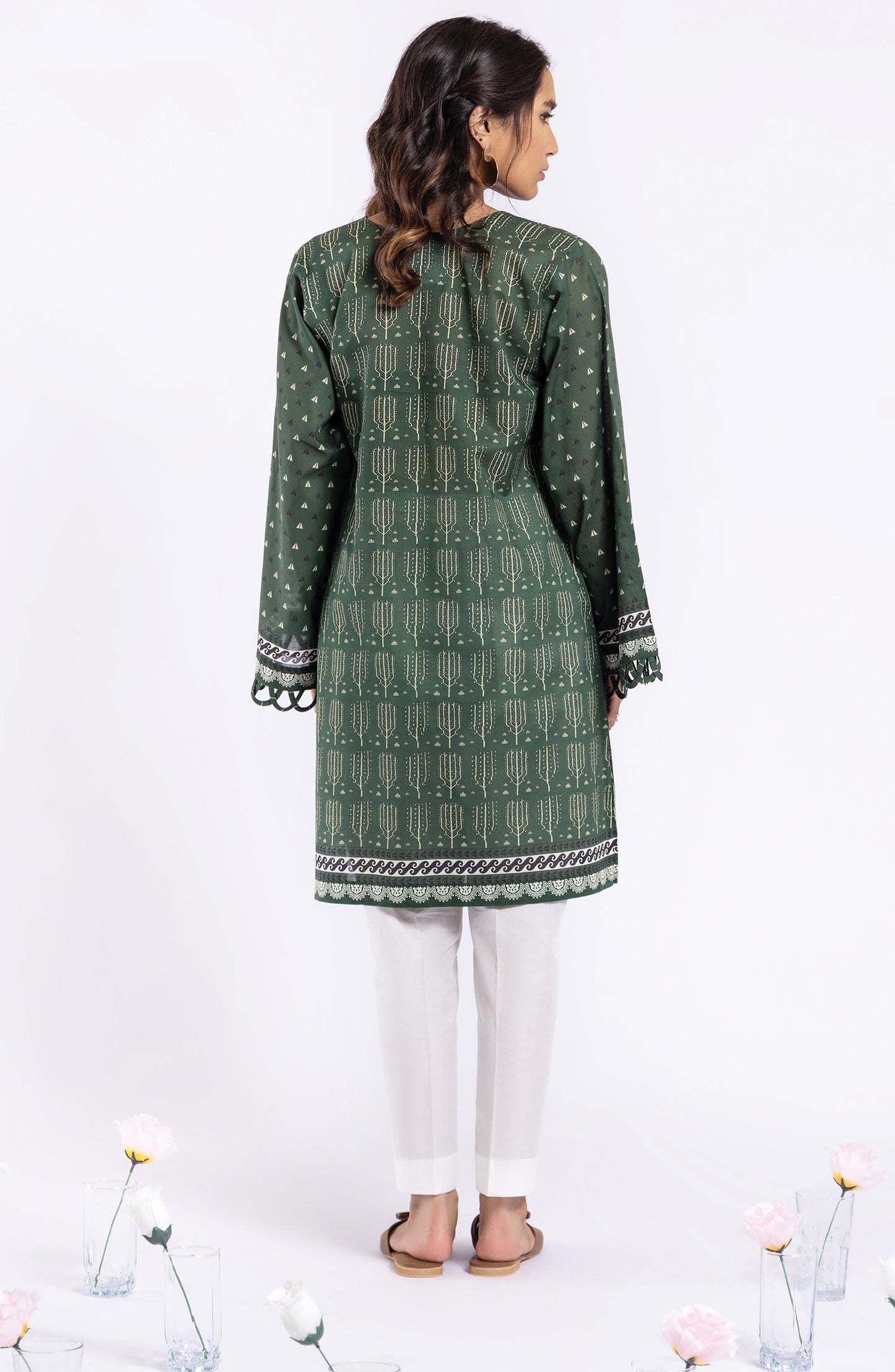 HCS-22-030/S (U) GREEN LAWN SCSHIRT READY TO WEAR SHIRT