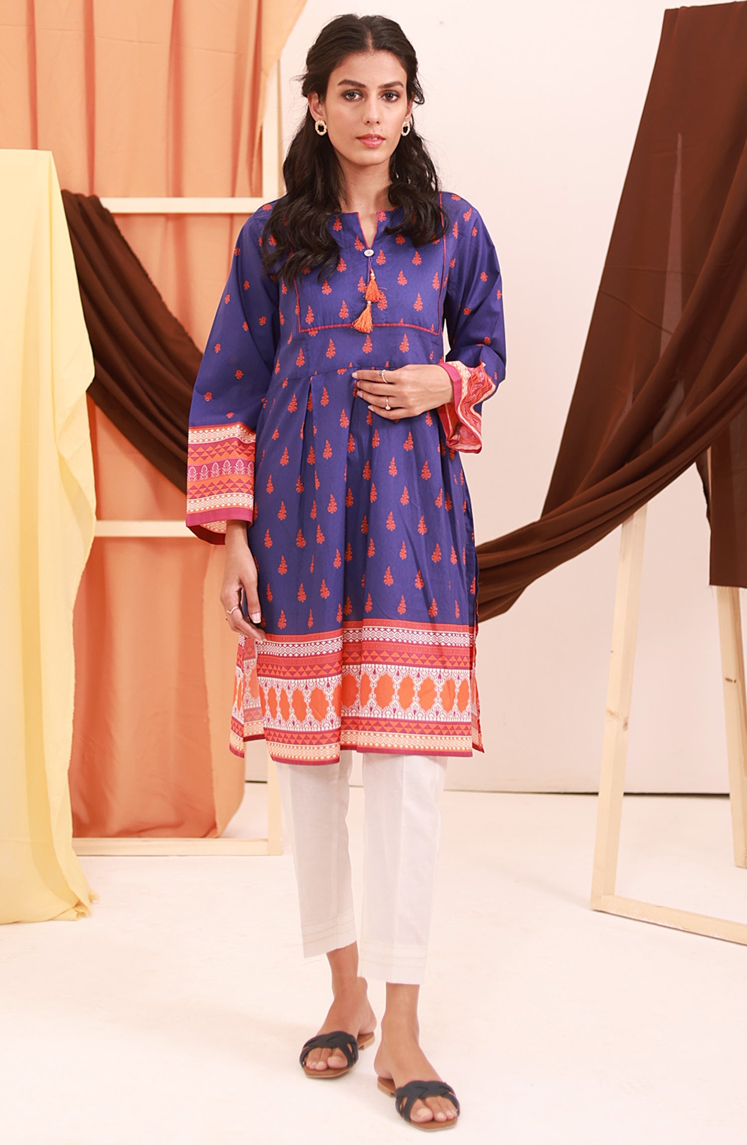 NRD-493/S BLUE LAWN SCSHIRT READY TO WEAR SHIRT