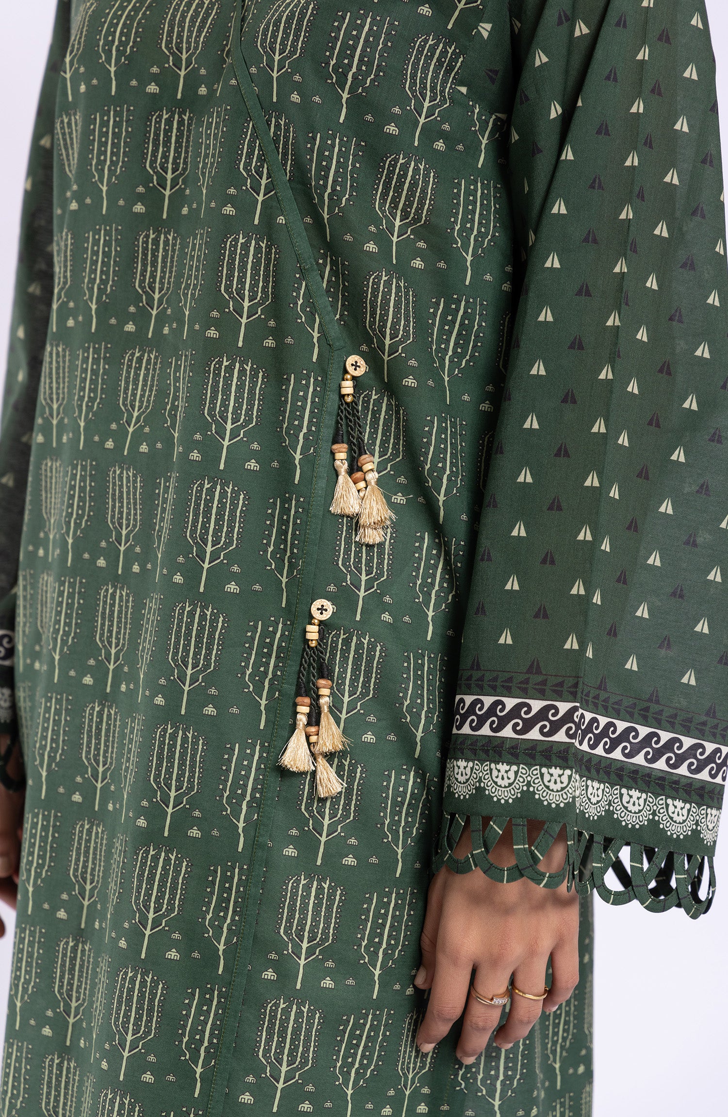 HCS-22-030/S (U) GREEN LAWN SCSHIRT READY TO WEAR SHIRT