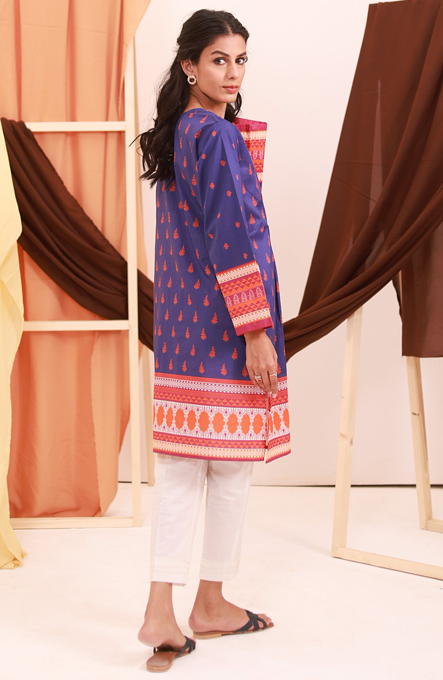 Stitched 1 Piece Printed Lawn Shirt