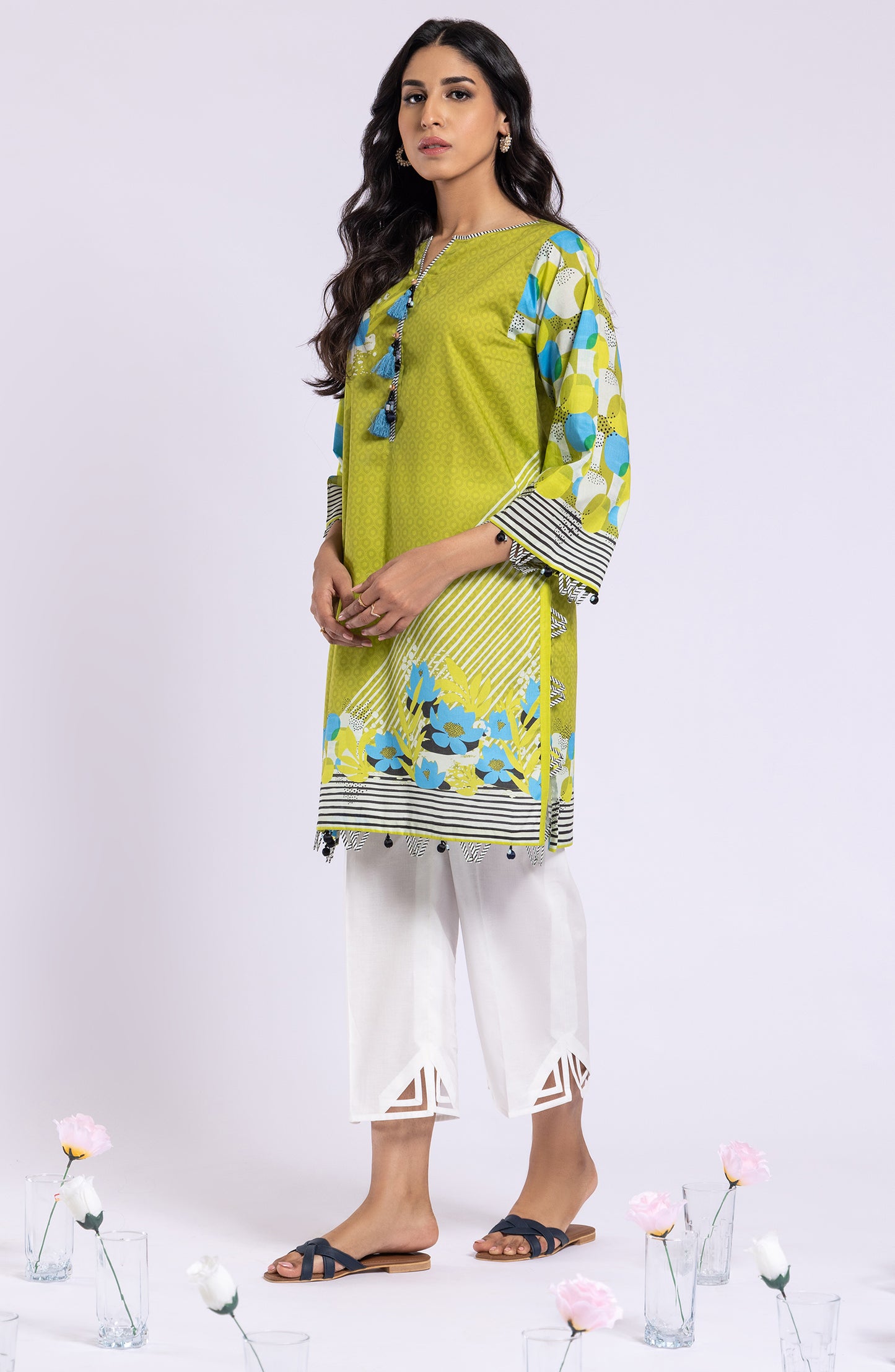 HCS-22-073 GREEN LAWN SCSHIRT UNSTITCHED SHIRT