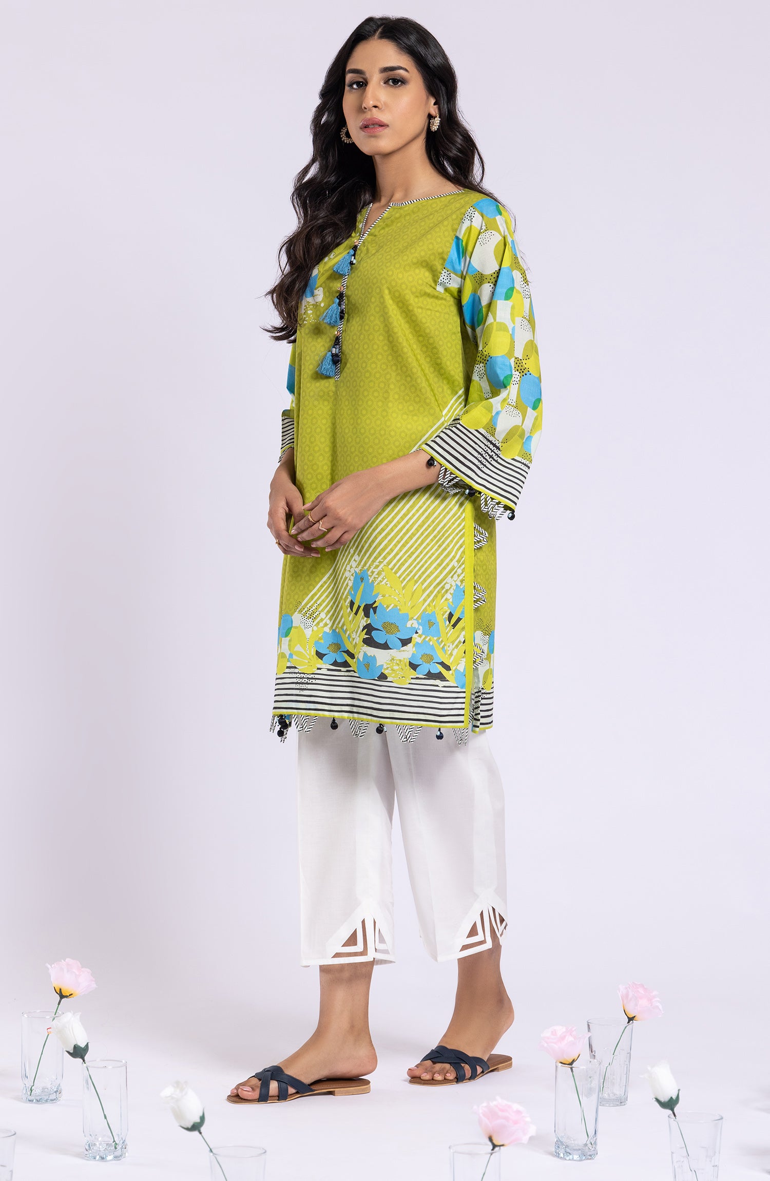 HCS-22-073 GREEN LAWN SCSHIRT UNSTITCHED SHIRT