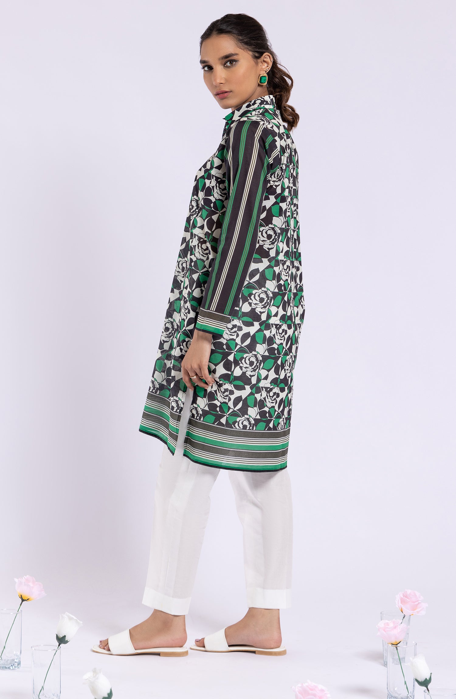 HCS-22-034 GREEN LAWN SCSHIRT UNSTITCHED SHIRT