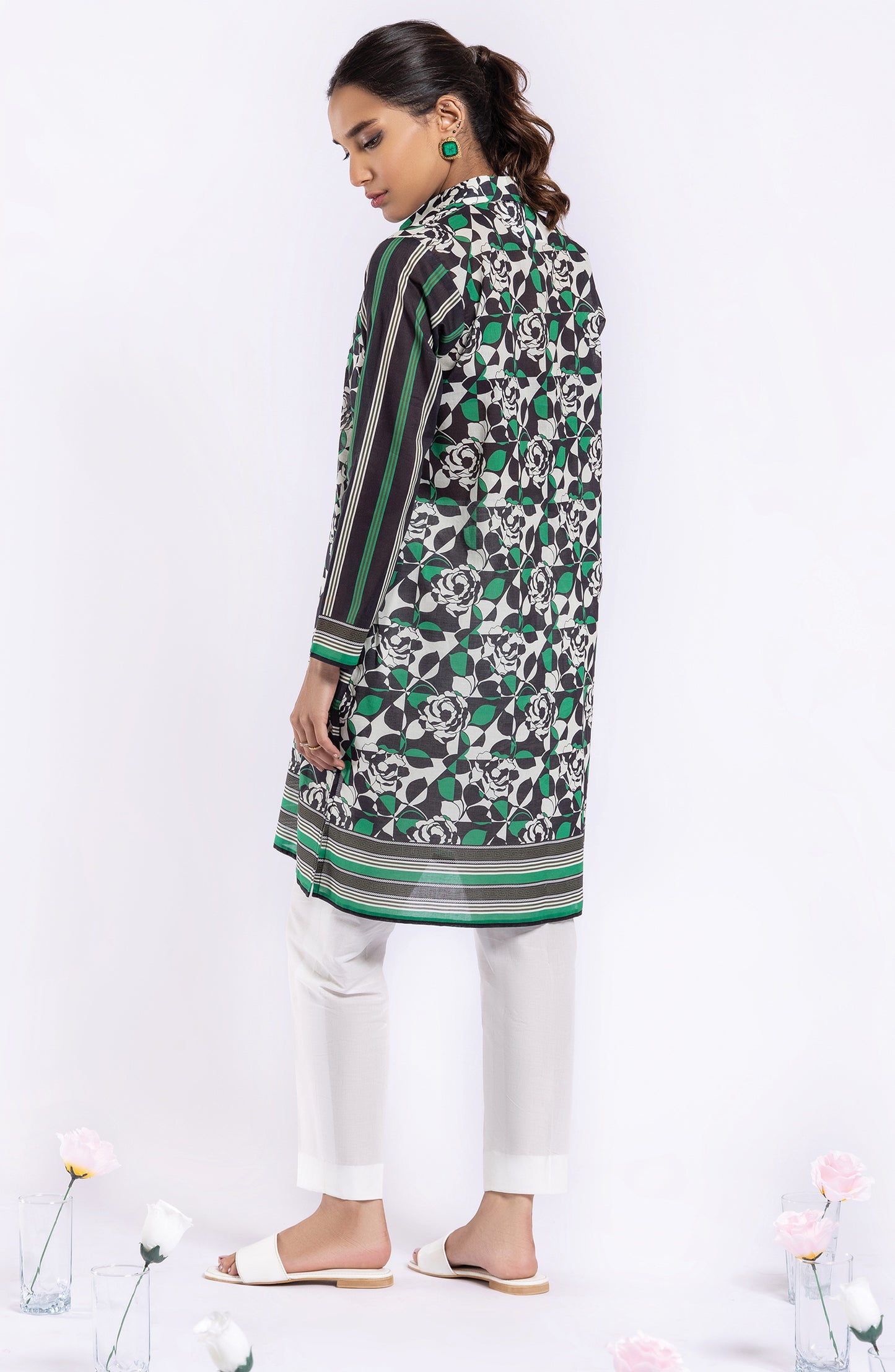 HCS-22-034 GREEN LAWN SCSHIRT UNSTITCHED SHIRT
