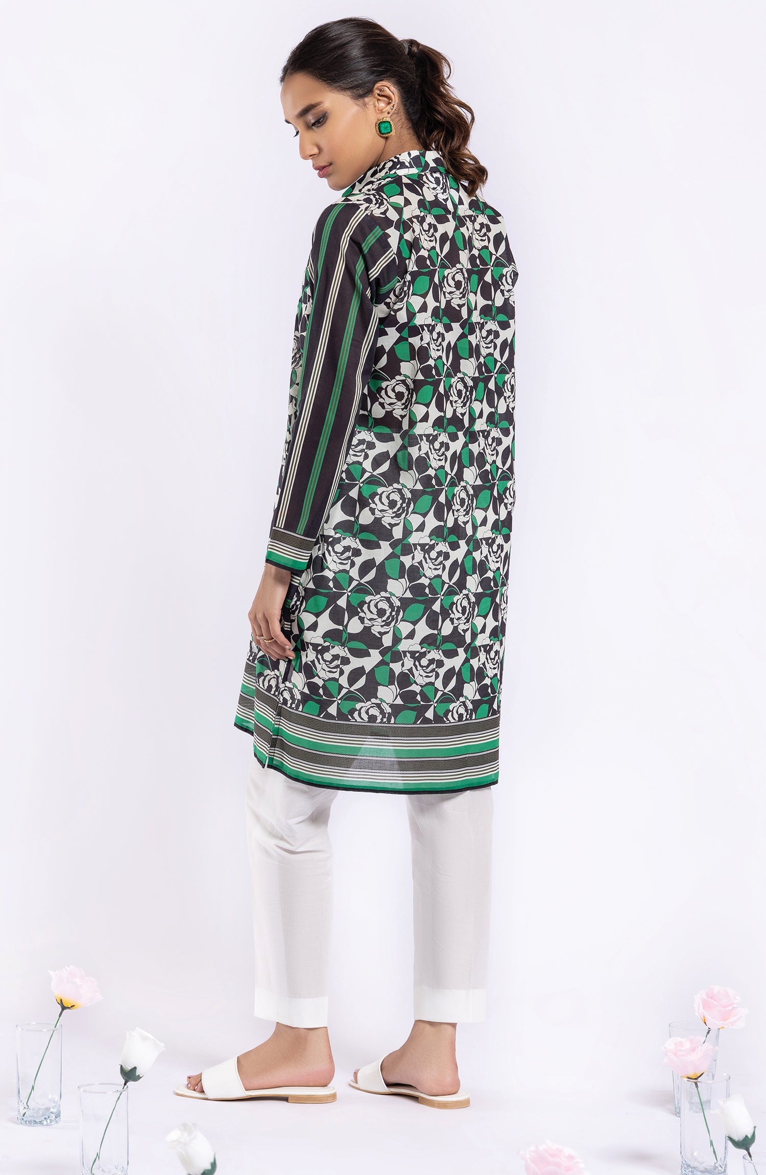 HCS-22-034 GREEN LAWN SCSHIRT UNSTITCHED SHIRT