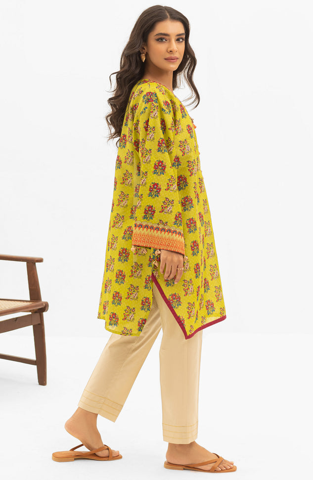 OTL-22-004/U RED LAWN  UNSTITCHED SHIRT DUPATTA PANTS