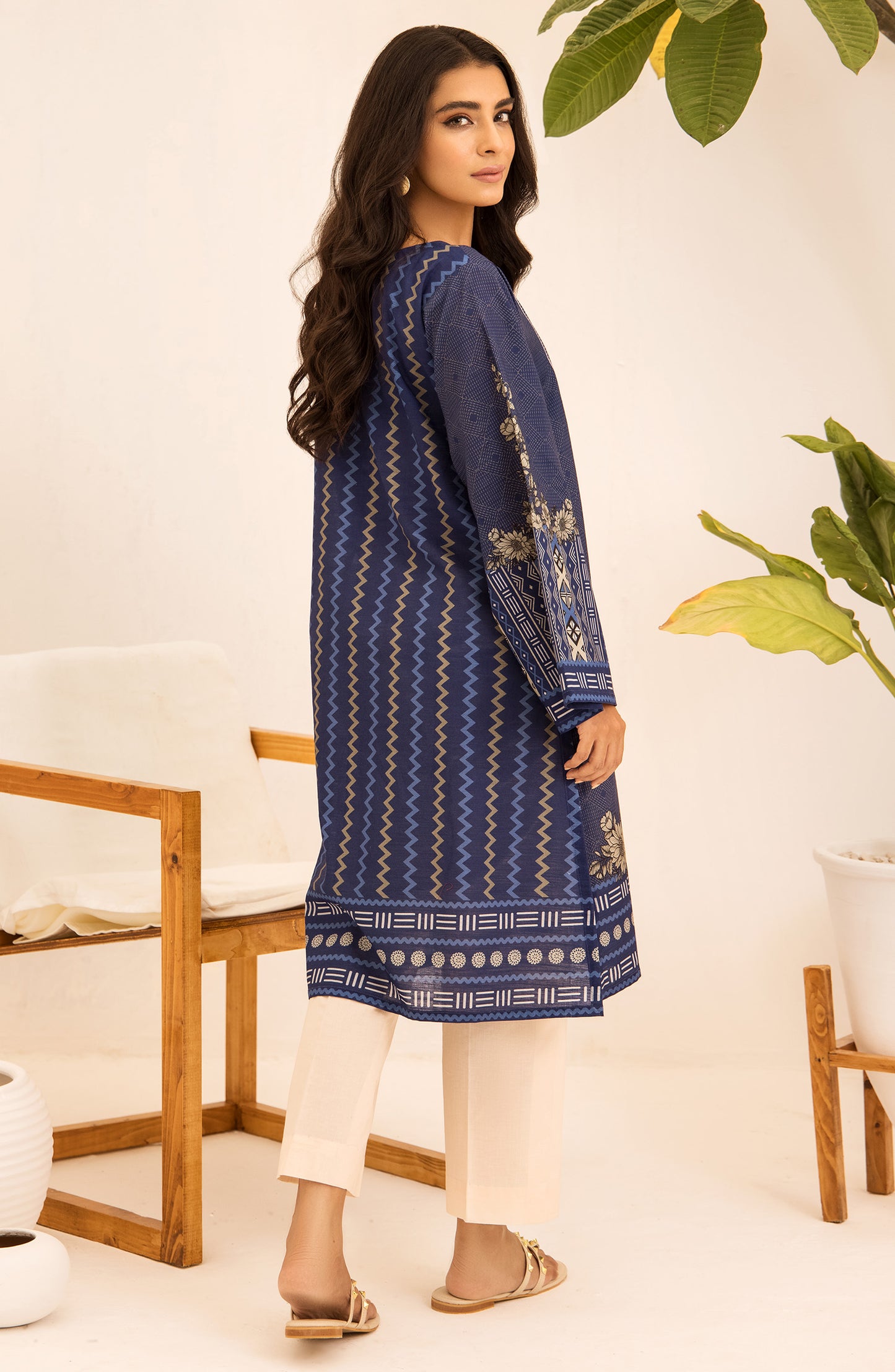 hcs-511-u-blue Khaddar Winter collection Shirt