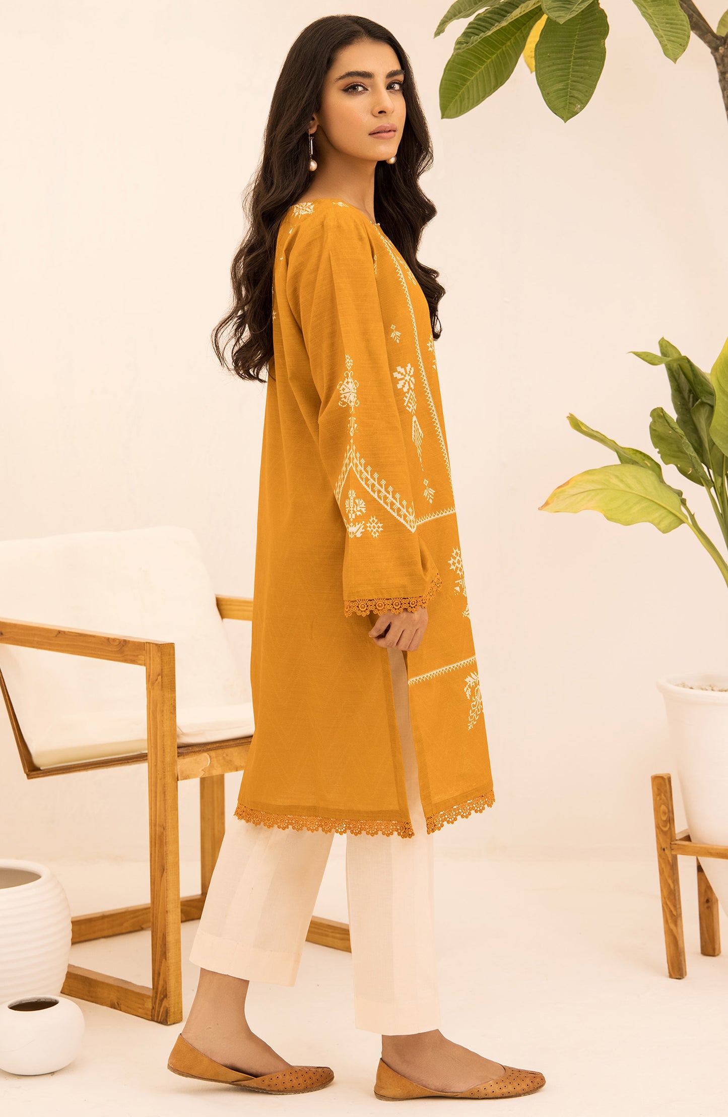 Unstitched 1 Piece Printed Khaddar Winter Shirt