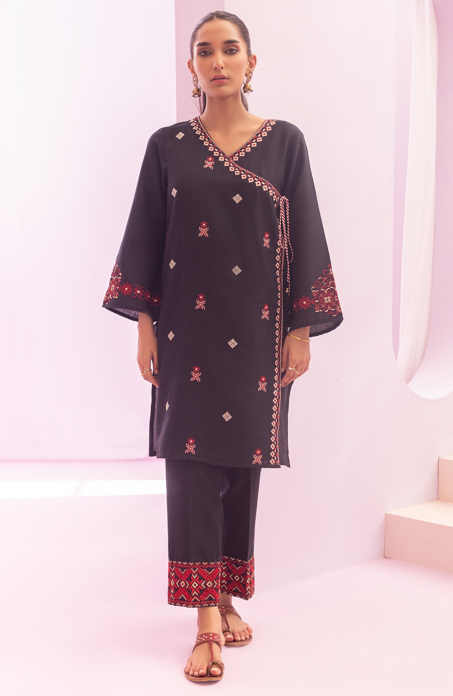 NRHC-149/S BLACK DOBBY  READY TO WEAR SHIRT PANTS