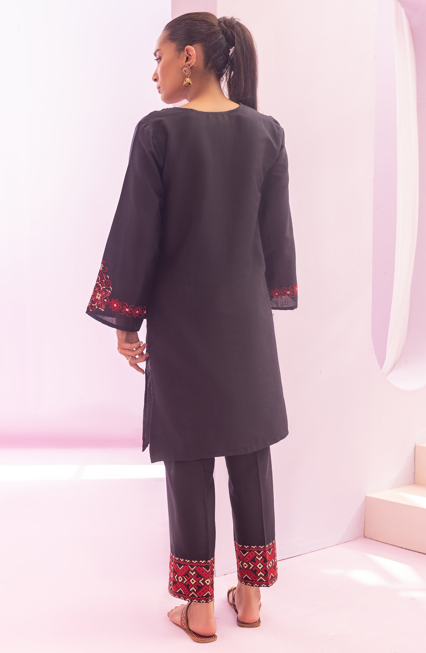 NRHC-149/S BLACK DOBBY  READY TO WEAR SHIRT PANTS