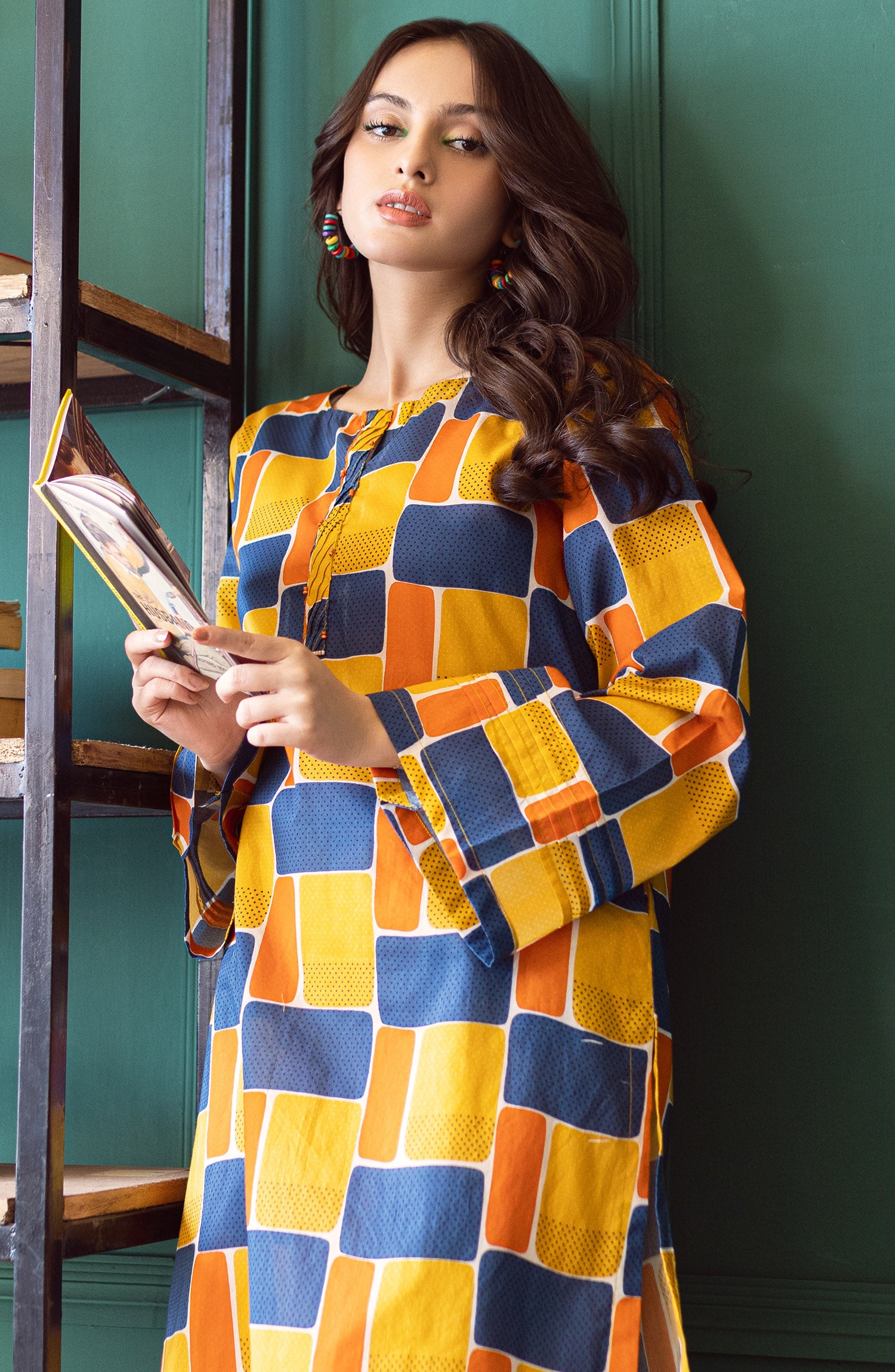 NP-CK-P-23-018 YELLOW CAMBRIC SCSHIRT READY TO WEAR SHIRT
